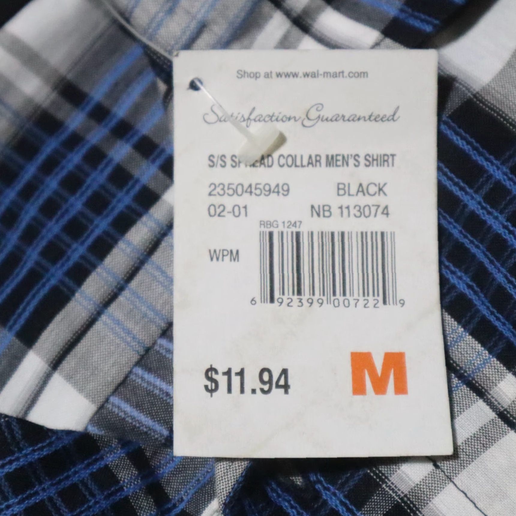 Vintage VINTAGE No Boundaries Shirt Men M Blue Plaid Short Sleeve Button-Up Size US M / EU 48-50 / 2 - 4 Thumbnail