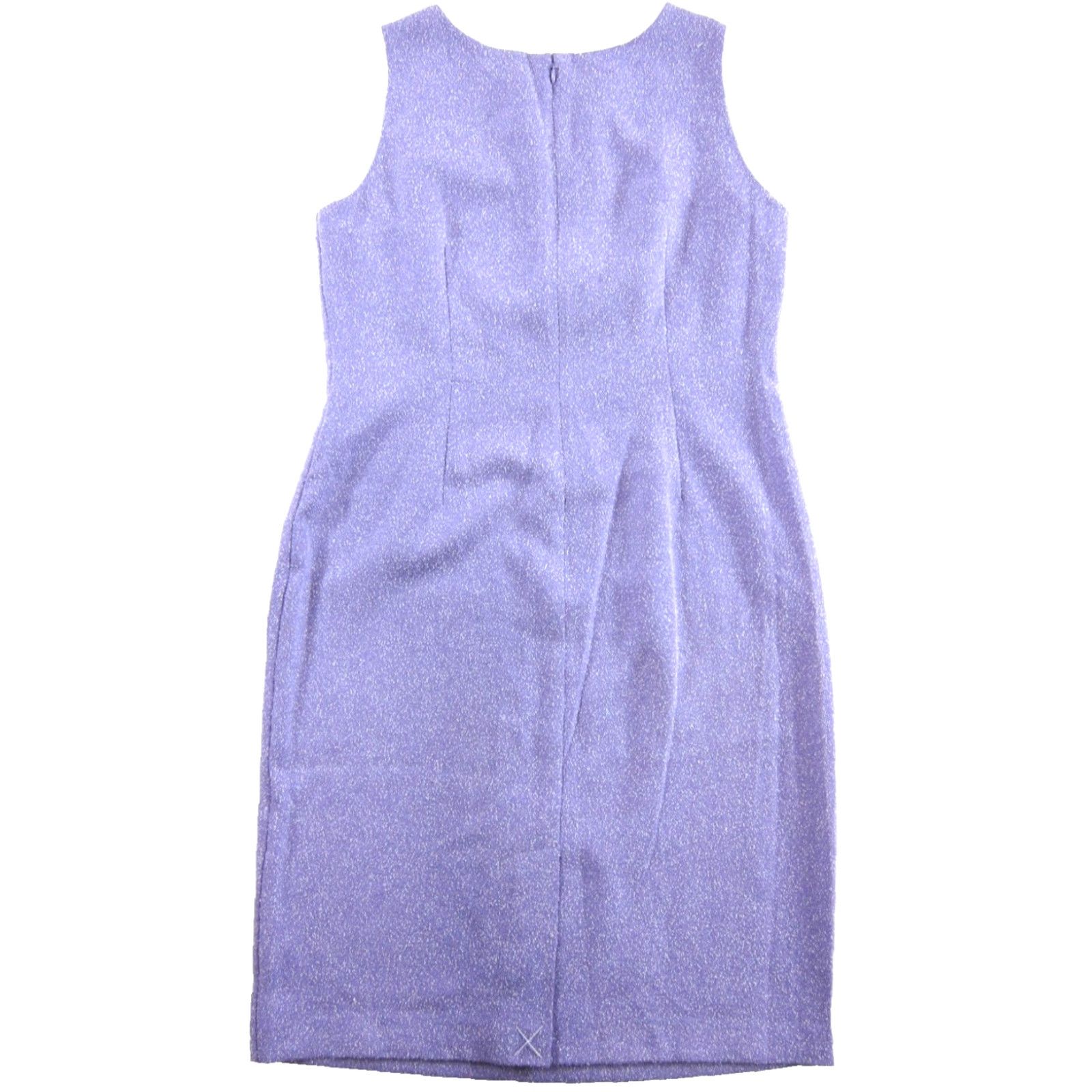 Vintage VINTAGE NWT Leslie Fay Purple Pansy Sleeveless Shift Tank Dress Women Size 14 Size XL / US 12-14 / IT 48-50 - 2 Thumbnail