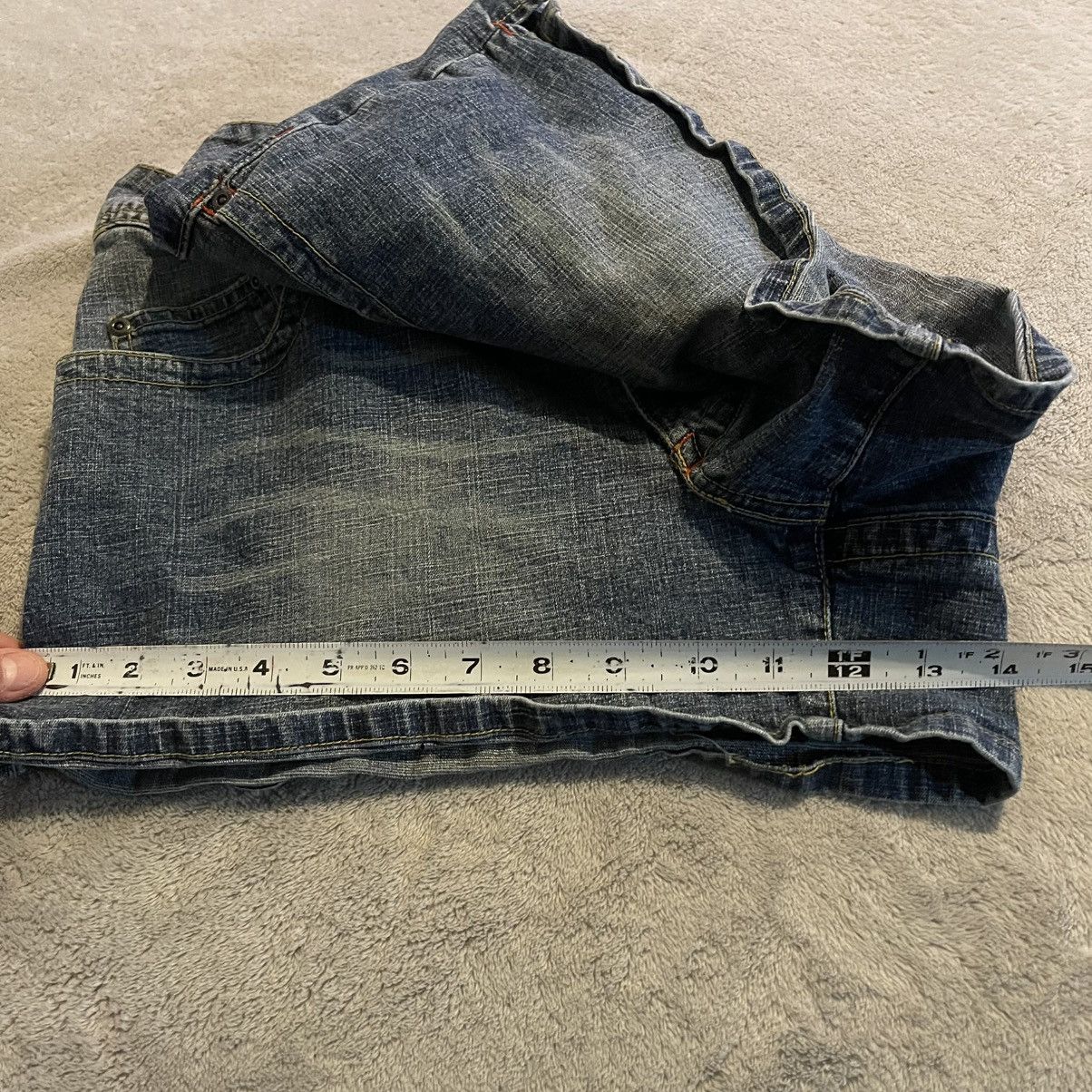 Other Vintage Baileys Point Womens Denim Jean Shorts 17 Blue Y2K Size 36" / US 14 / IT 50 - 10 Thumbnail