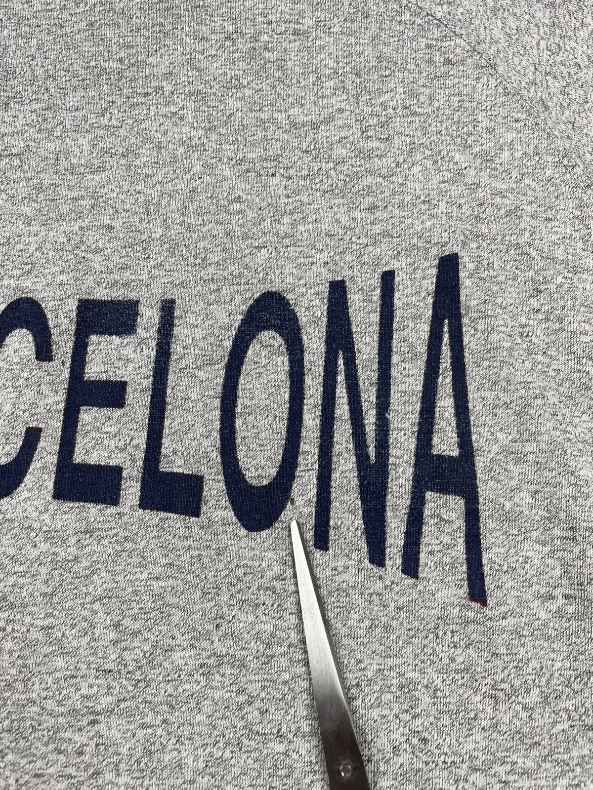 Vintage Vintage Kappa FC Barcelona Training 90 Rare Logo Tape Jersey Size US L / EU 52-54 / 3 - 9 Thumbnail