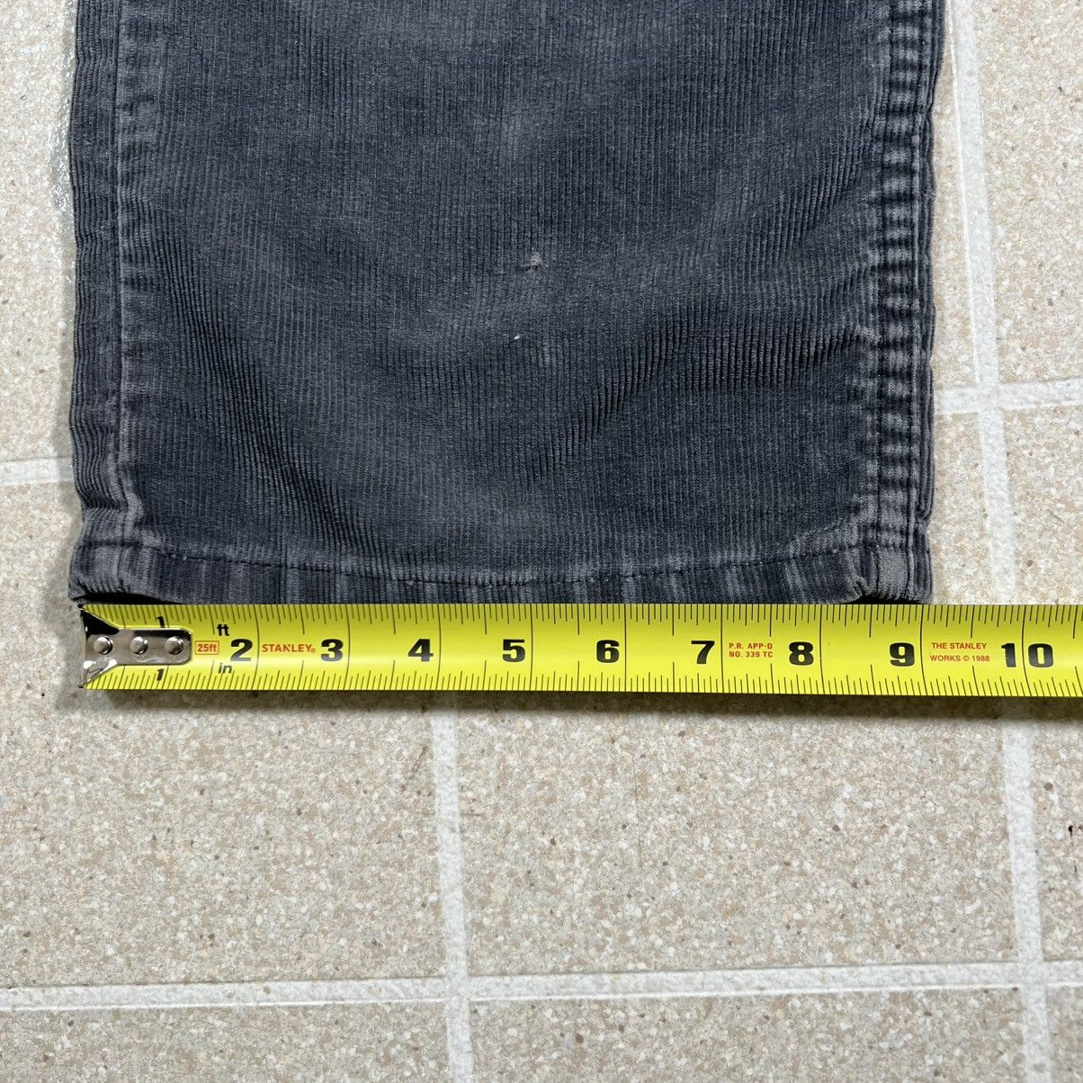 Levi's Vintage Levis 569 Corduroy Baggy Pants Skater Gray Loose Size US 29 - 9 Thumbnail