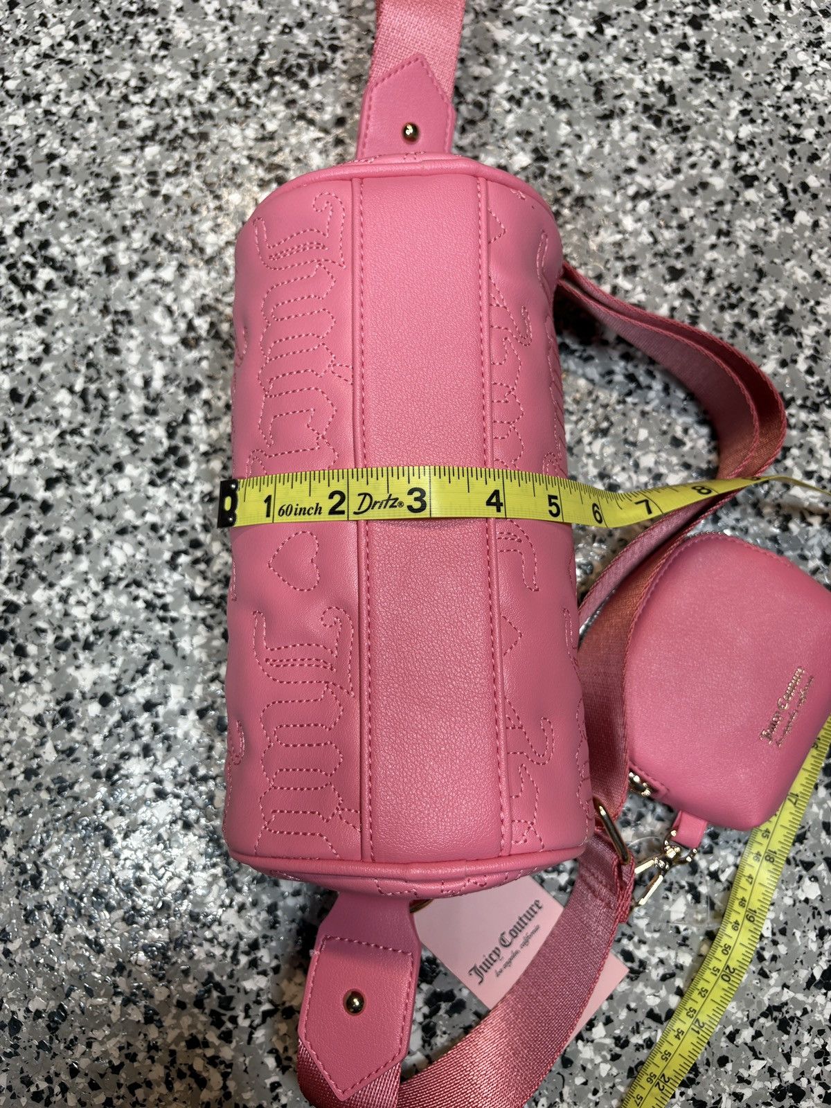 Juicy Couture Vintage Y2K Juicy Couture Hot Pink Puff Roll Crossbody Bag Size ONE SIZE - 14 Thumbnail