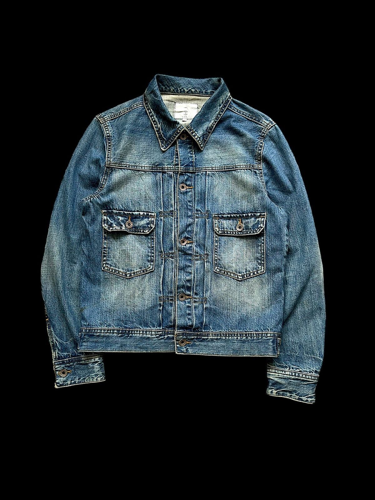 Denim Jacket × Takeo Kikuchi × Vintage SS08 TK by Takeo Kikuchi type two trucker denim | Grailed Denim Jacket × Takeo Kikuchi × Vintage SS08 TK by Takeo Kikuchi type two trucker denim | Grailed