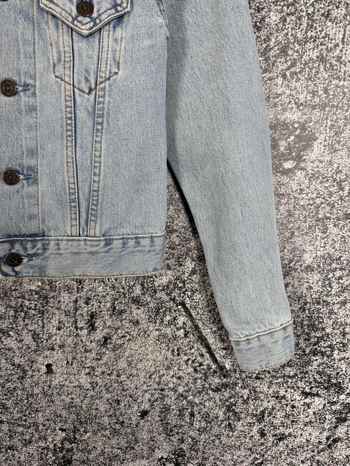 Levi's Vintage Levis Denim Jean Jacket For Girls 90s Retro Size XS Size XXS / US 00 / IT 34 - 5 Thumbnail