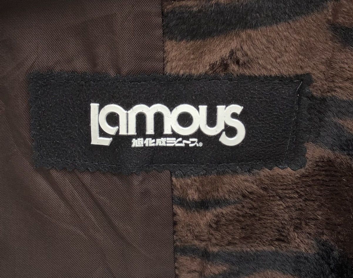 Japanese Brand Lamous Ondine Faux Suede Winter Hoodie Jacket Size XL / US 12-14 / IT 48-50 - 11 Thumbnail