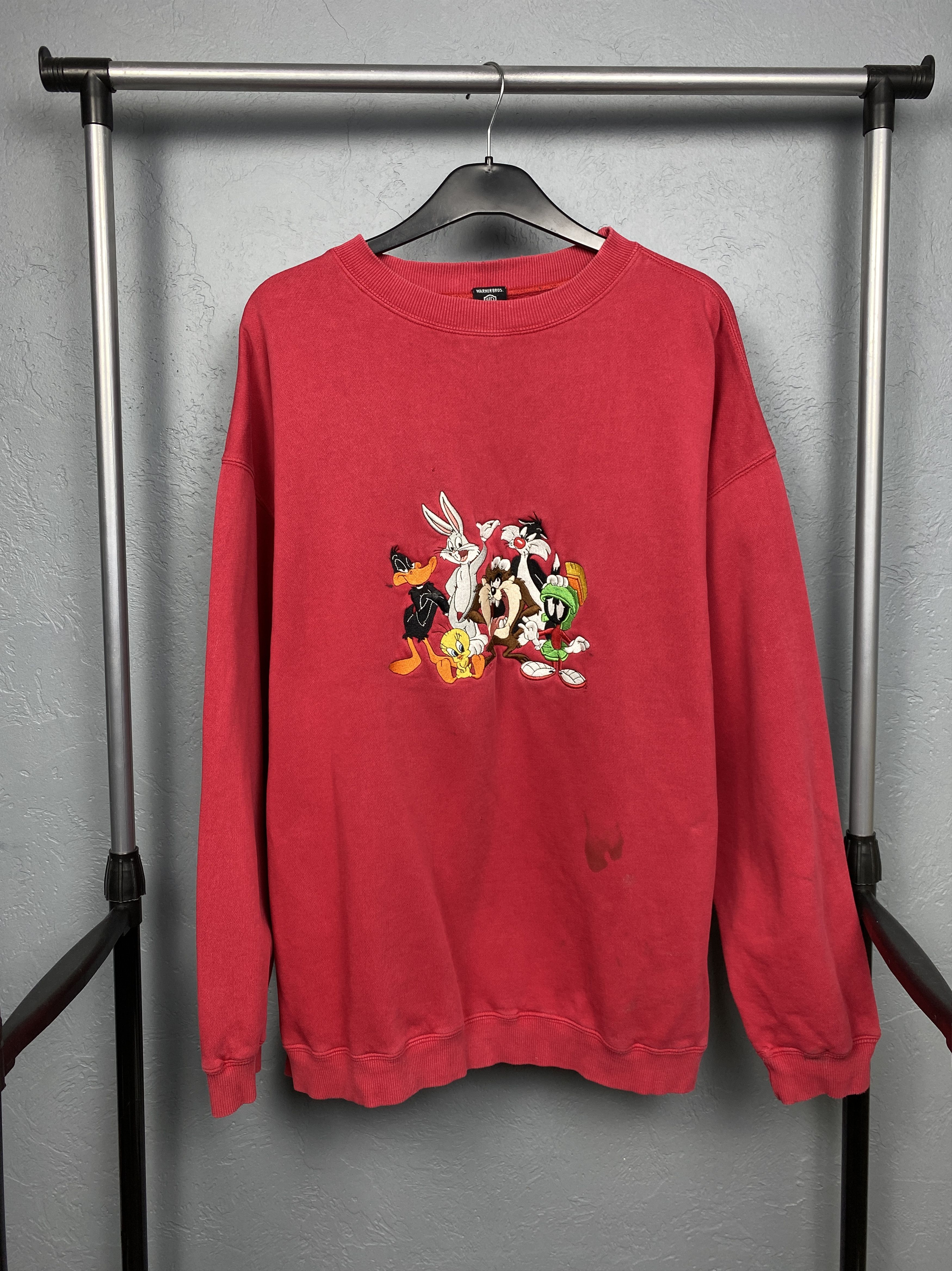 Cartoon Network Warner Bros Vintage 90s Distressed Crew Neck Sweatshirt Size US XXL / EU 58 / 5 - 1 Thumbnail
