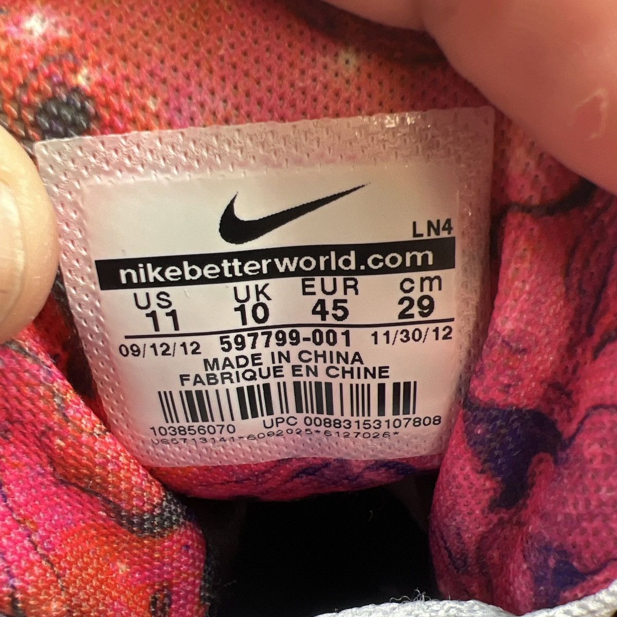 Nike Air Force Max Area 72 Size US 11 / EU 44 - 7 Thumbnail