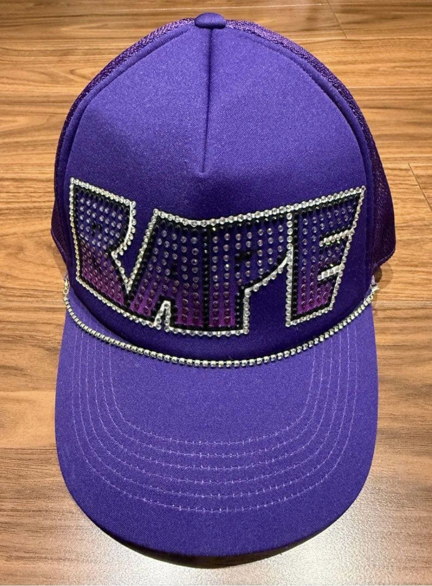 Bape RARE OG 2006 A BATHING APE X KISS SWAROVSKI PURPLE TRUCKER Size ONE SIZE - 1 Thumbnail