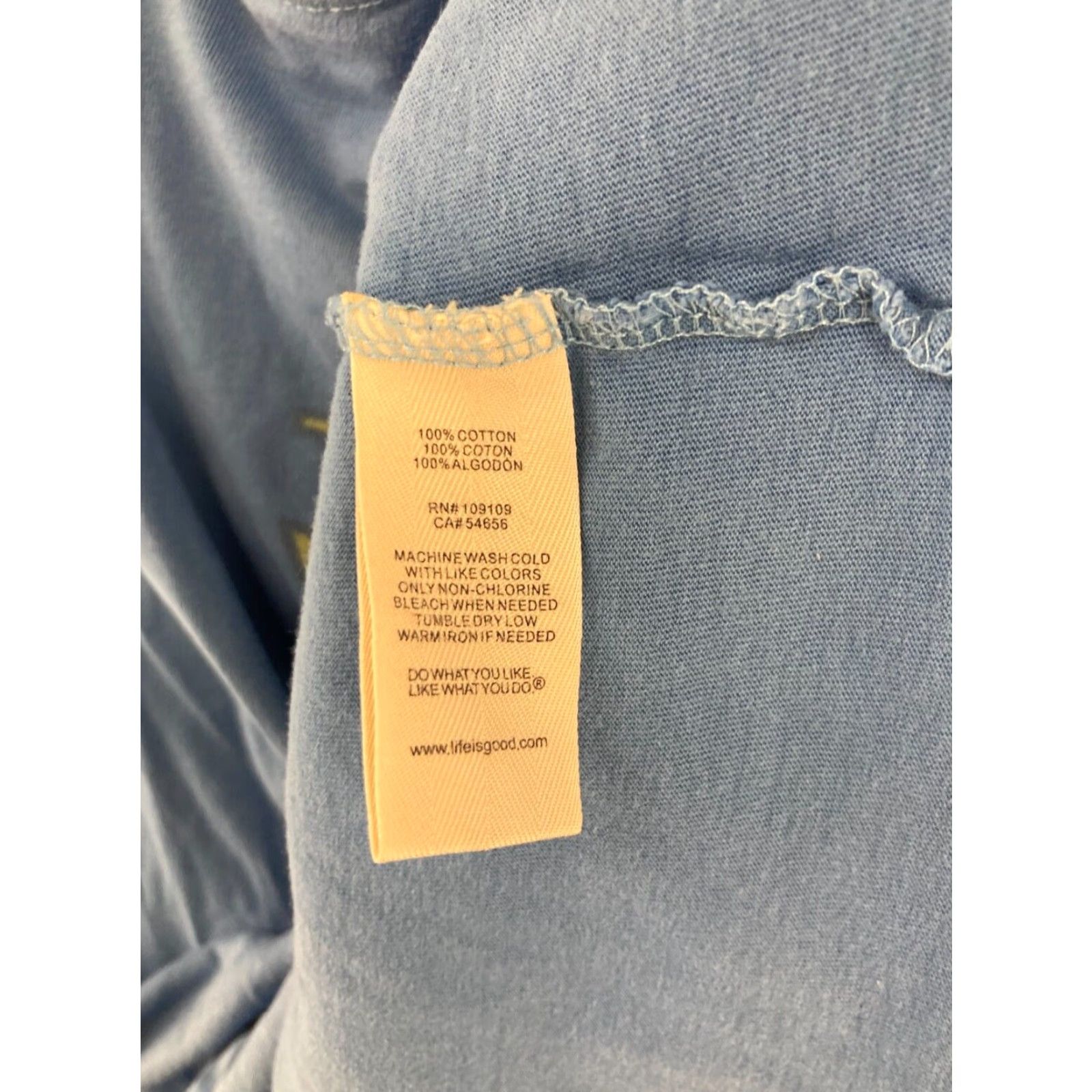 Life is Good Life Is Good Women's T-Shirt XL Blue Outdoor Hot Dog Frisbee Casual Crew Neck Short Sleeve Size XL / US 12-14 / IT 48-50 - 7 Thumbnail