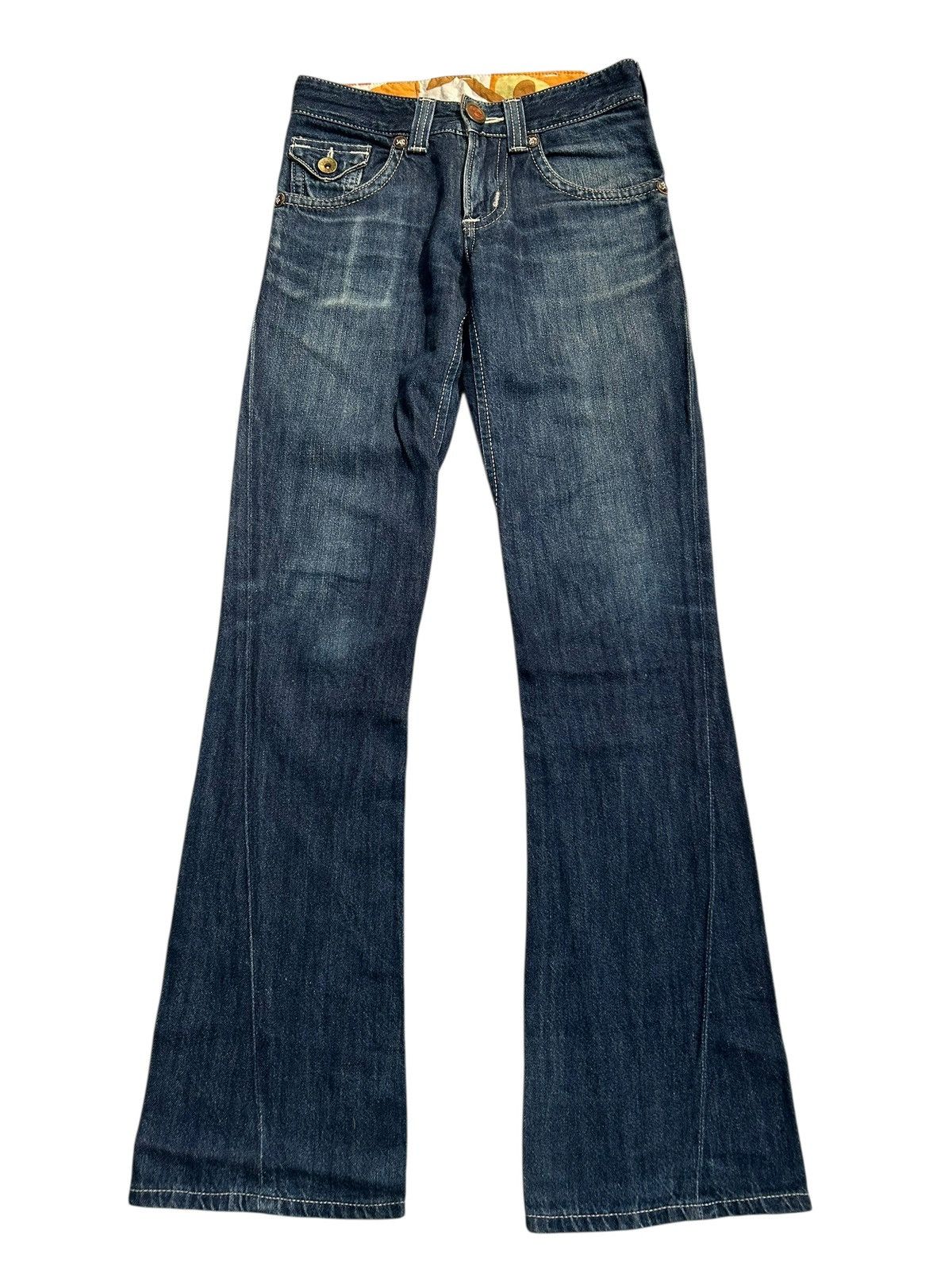 Edwin × Kapital × Vintage FLARE 🔥 EDWIN BT5012 DISTRESSED JAPANESE PUNK DENIM JEANS Size US 28 / EU 44 - 5 Thumbnail