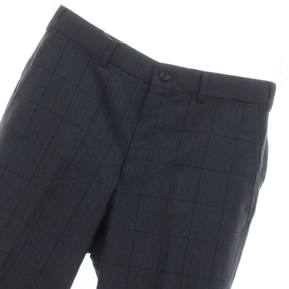 Comme des Garcons Homme Deux Casual Pants Wool Slacks Zipper Dark Gray x Black Size US 32 / EU 48 - 6 Thumbnail