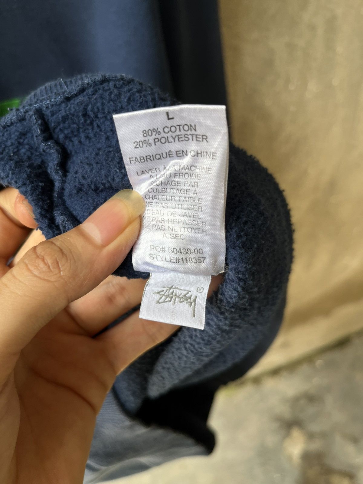Stussy Stussy hoodie embroidery logo Size US L / EU 52-54 / 3 - 9 Thumbnail