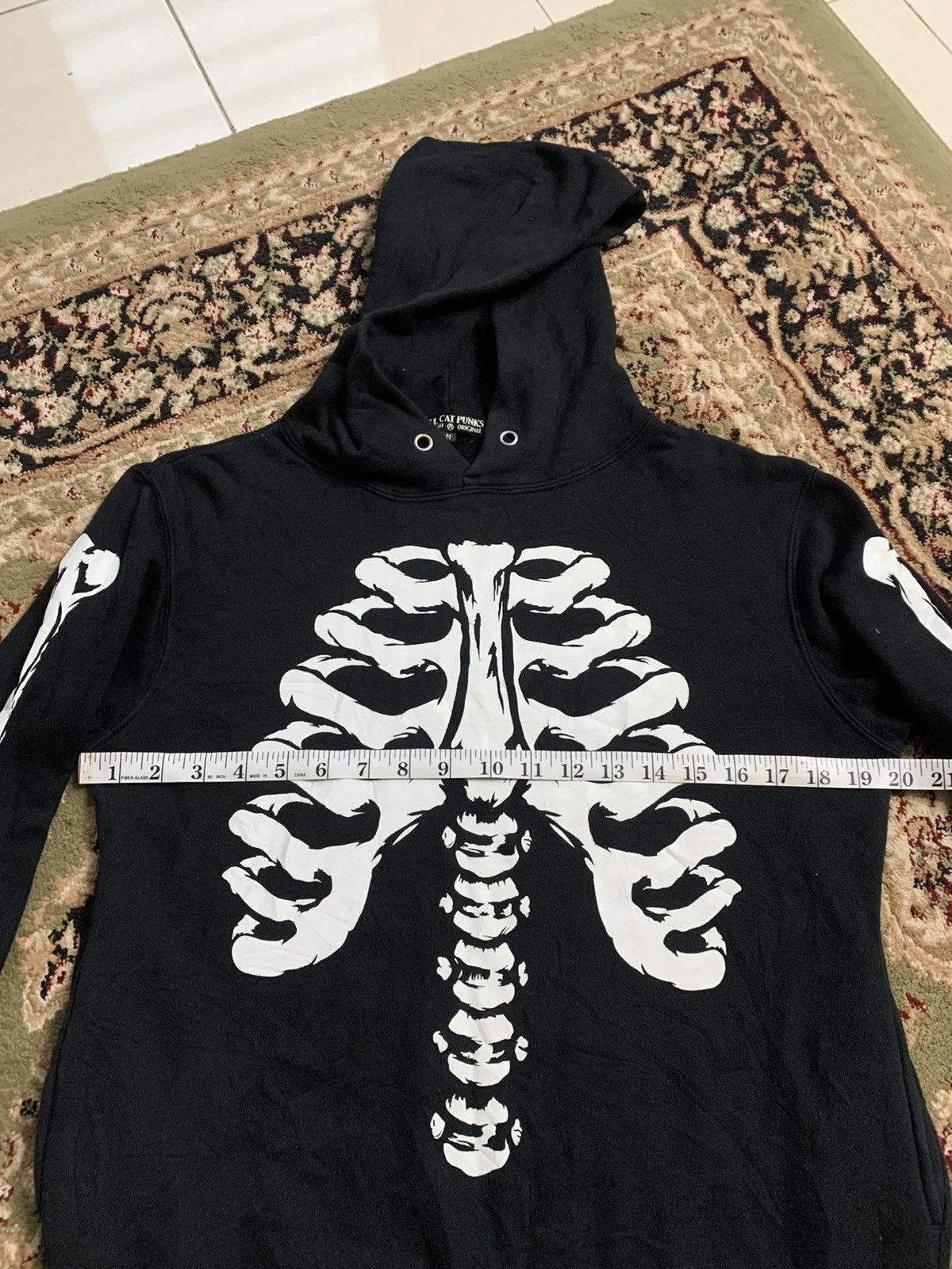 Japanese Brand SKALETON HELL CAT PUNKS NOT DEAD HOODIE INSPIRED KAPITAL Size US M / EU 48-50 / 2 - 7 Thumbnail