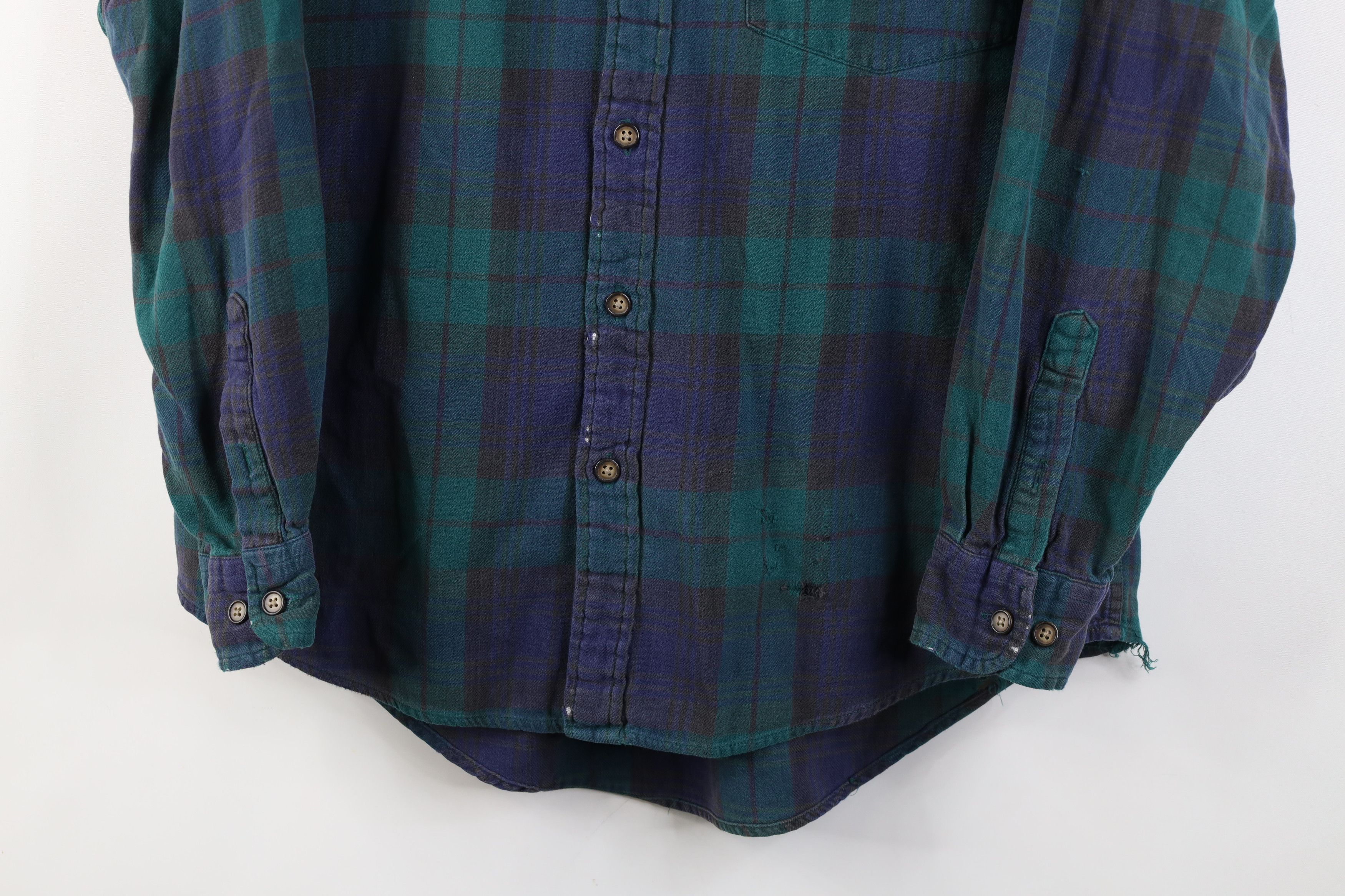 Gap Vintage 90s Gap Flannel Collared Button Down Shirt Plaid Size US M / EU 48-50 / 2 - 3 Thumbnail
