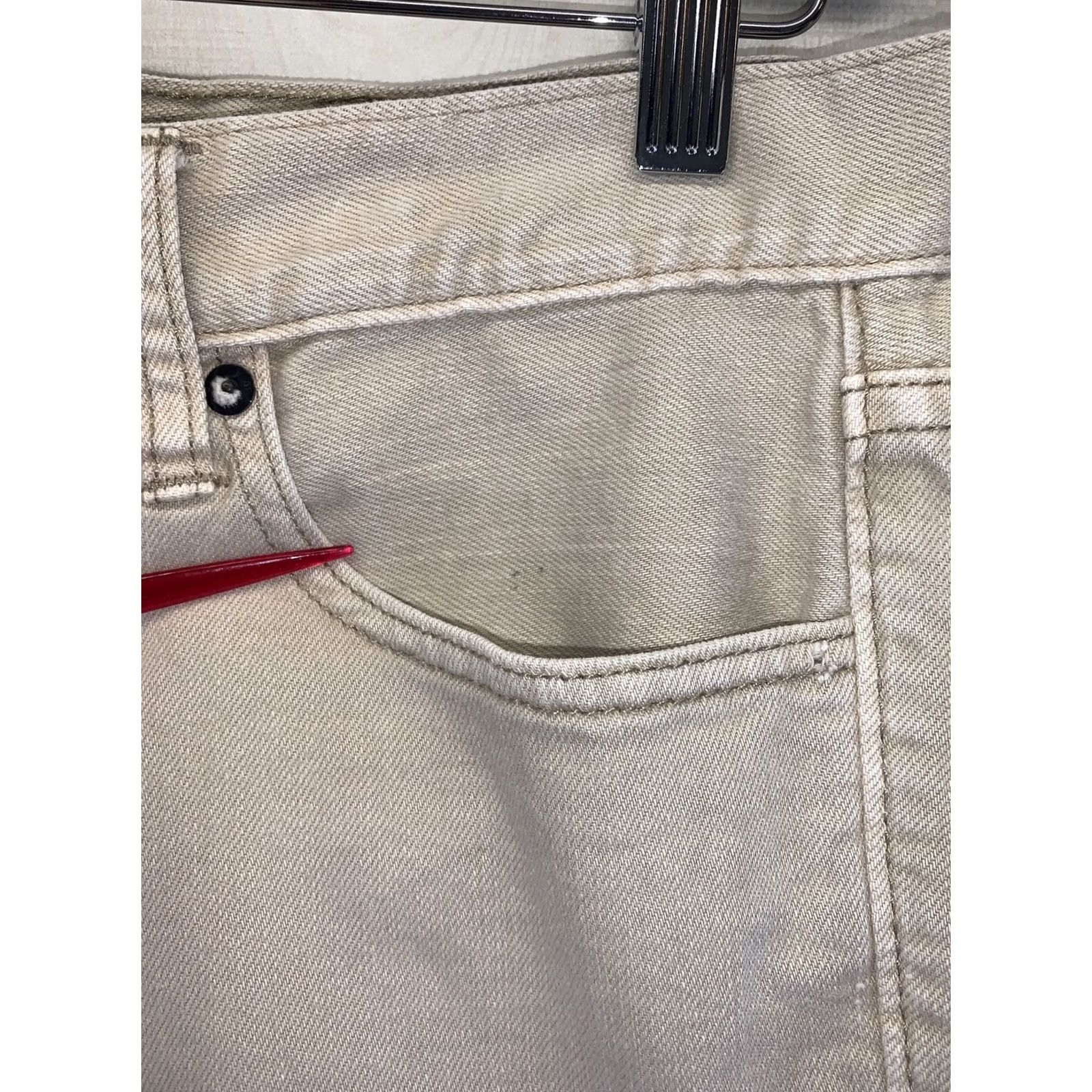 American Eagle Outfitters VINTAGE American Eagle Mens Tan Skinny Jeans Size 28x30-6071 Jeans Mens 28x30 Tan Skinny Regular Brown Logo 6071 Size US 28 / EU 44 - 6 Thumbnail