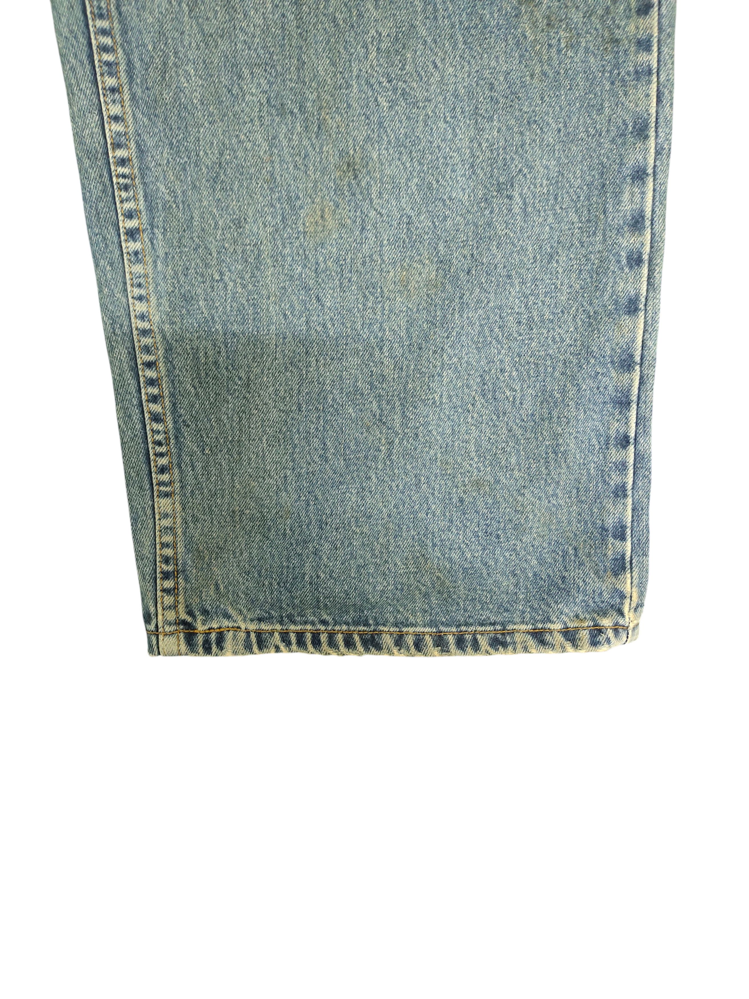Levi's Vintage Clothing Vintage 90s Levis Silvertab Stovepipe Baggy Denim Jeans Size US 34 / EU 50 - 5 Thumbnail