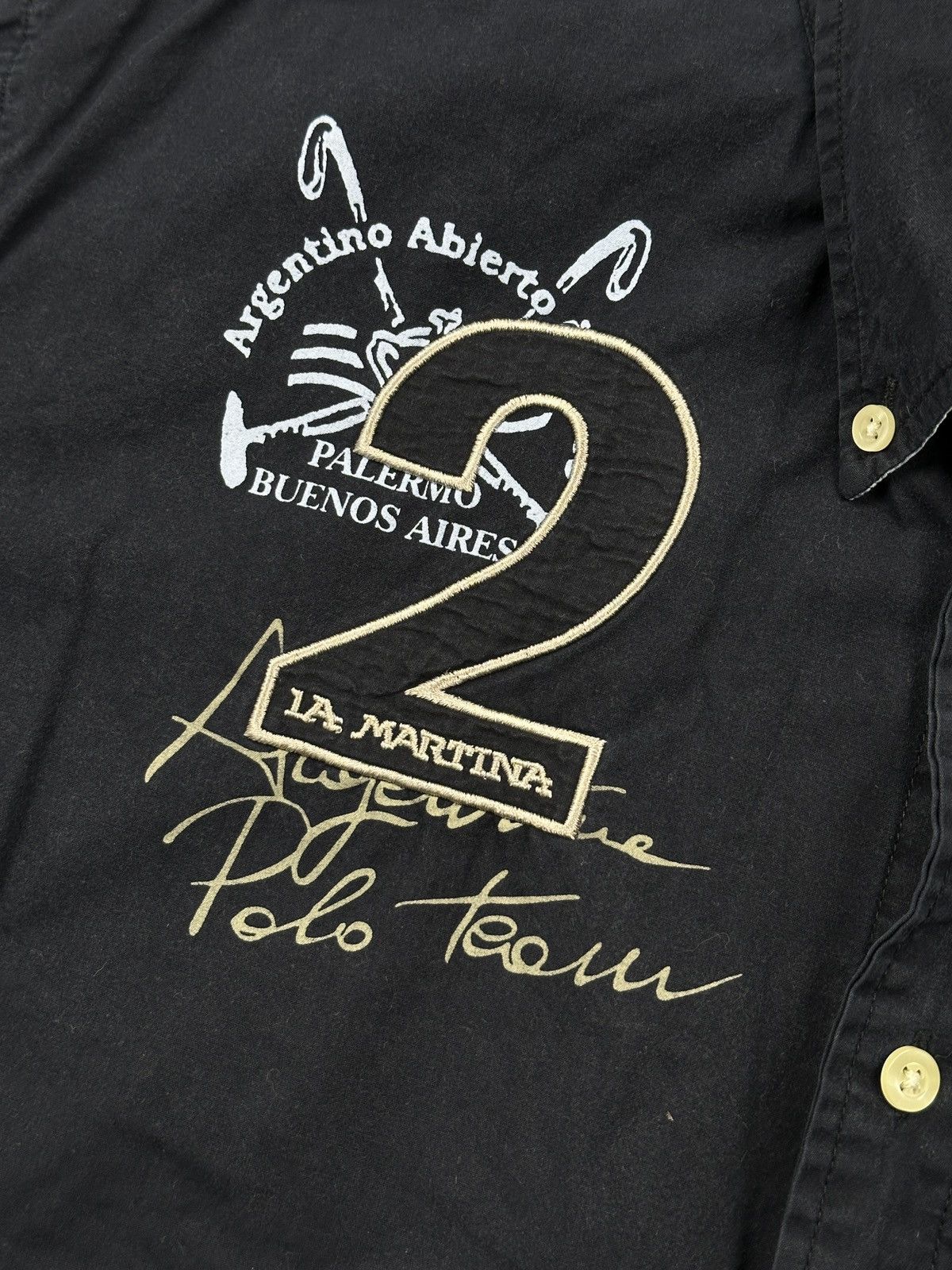 La Martina Vintage La Martina Argentina Polo Tour Shirt Archive Y2K XL Size US XL / EU 56 / 4 - 9 Thumbnail