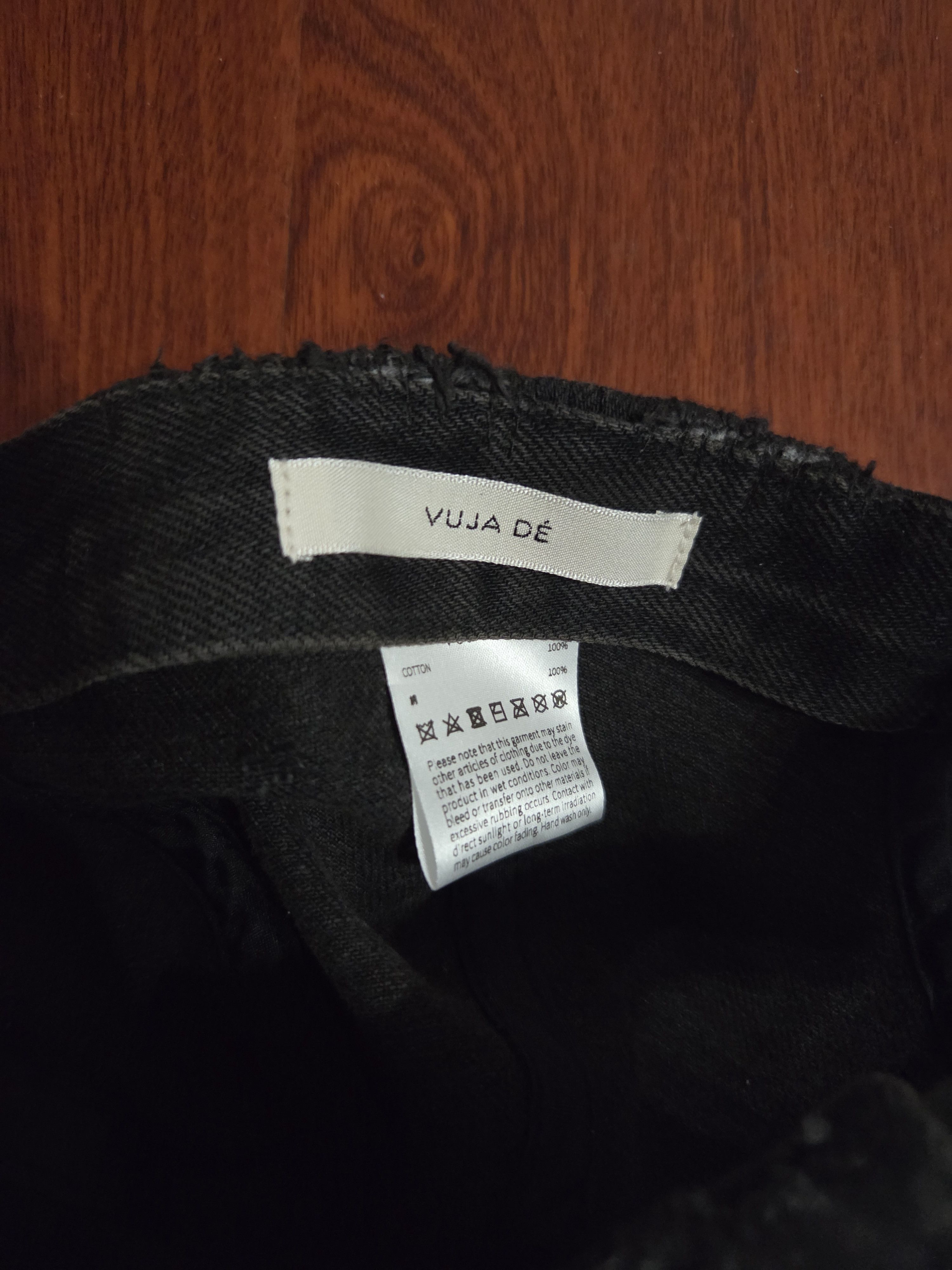 Vuja De Vuja De x Why are you here? Kai PL Denim Destroyed Hat Size ONE SIZE - 8 Thumbnail
