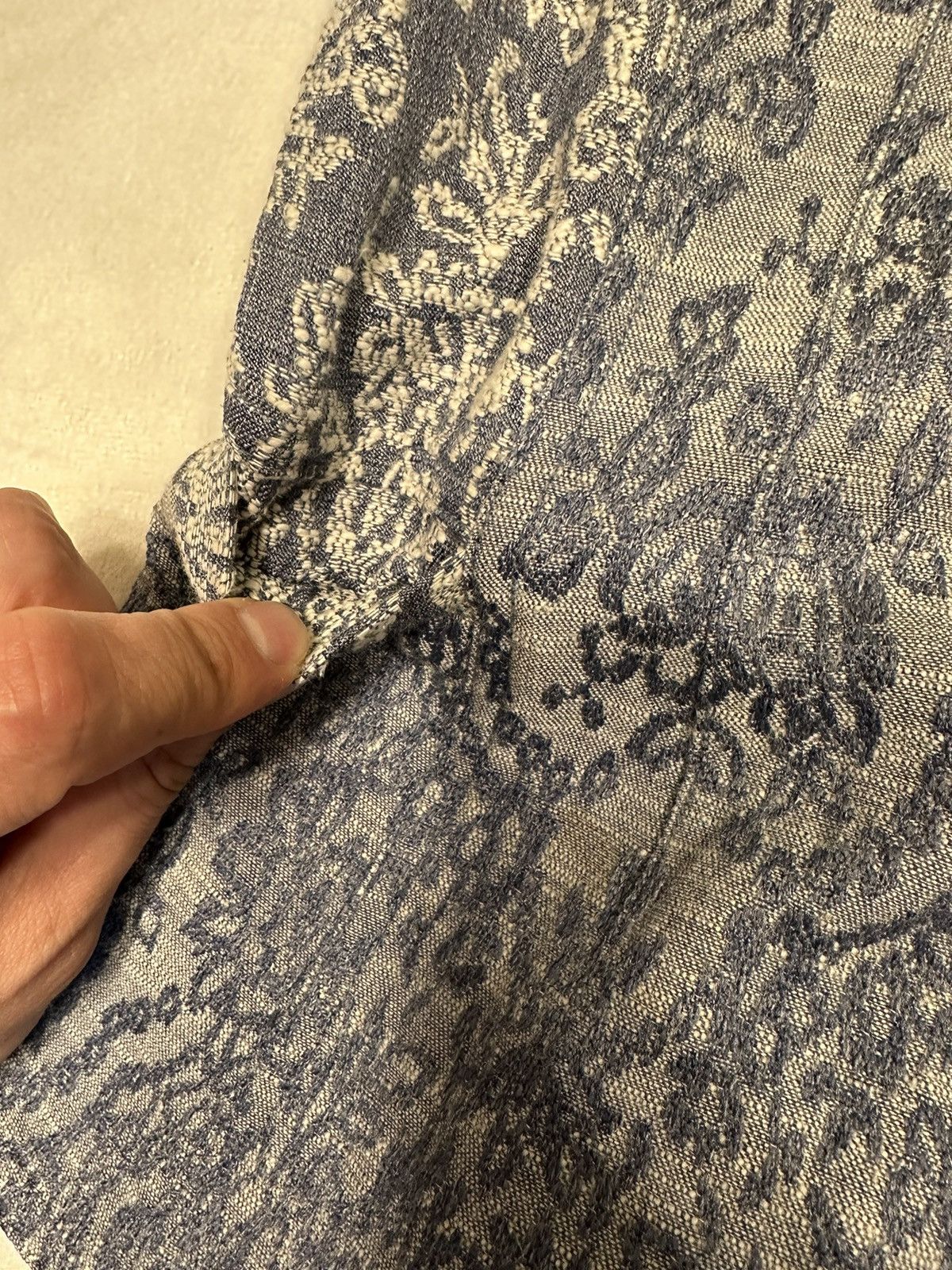 Other J.Jill Women's 3-Button Embroidered Blazer Paisley Blue-Sz 8 Size M / US 6-8 / IT 42-44 - 6 Thumbnail