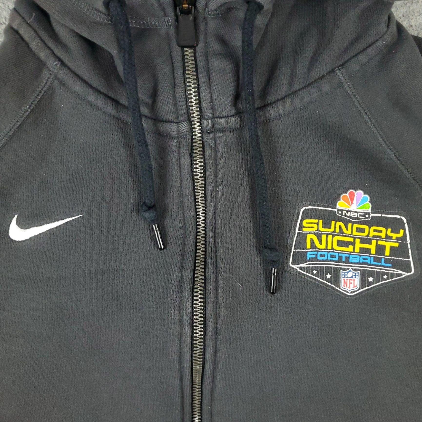 Nike Nike Full Zip Hoodie Mens Small Gray Solid Sweatshirt Sunday Night Football Size US S / EU 44-46 / 1 - 2 Thumbnail