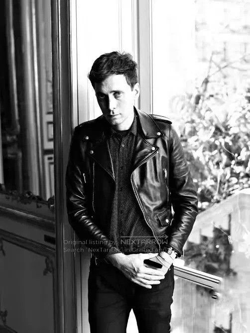 Saint Laurent Paris Saint Laurent Paris Motorcycle Leather Jacket i Size US M / EU 48-50 / 2 - 8 Thumbnail