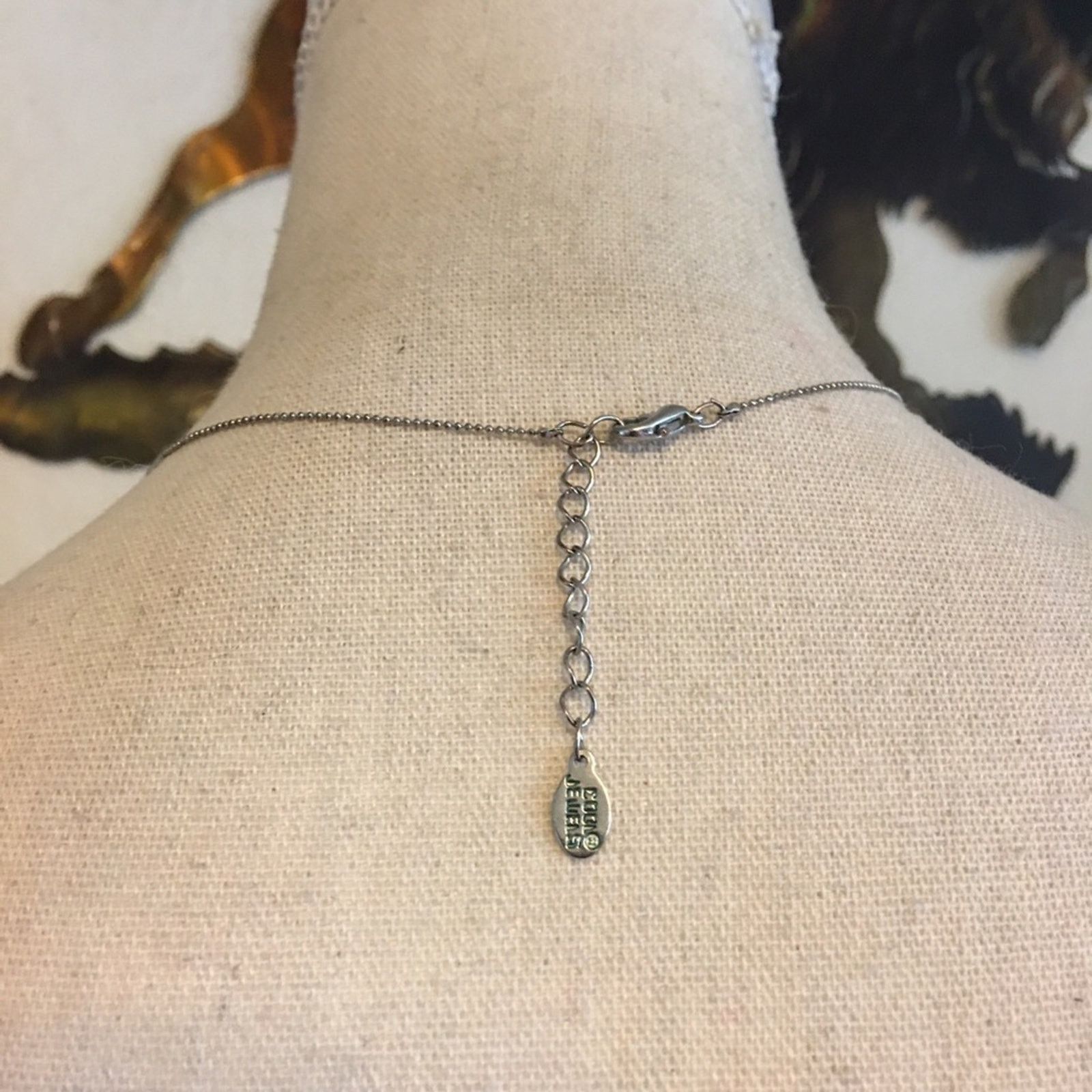 Jewelry Cool Jewels silver rhinestone turtle necklace Size ONE SIZE - 5 Thumbnail