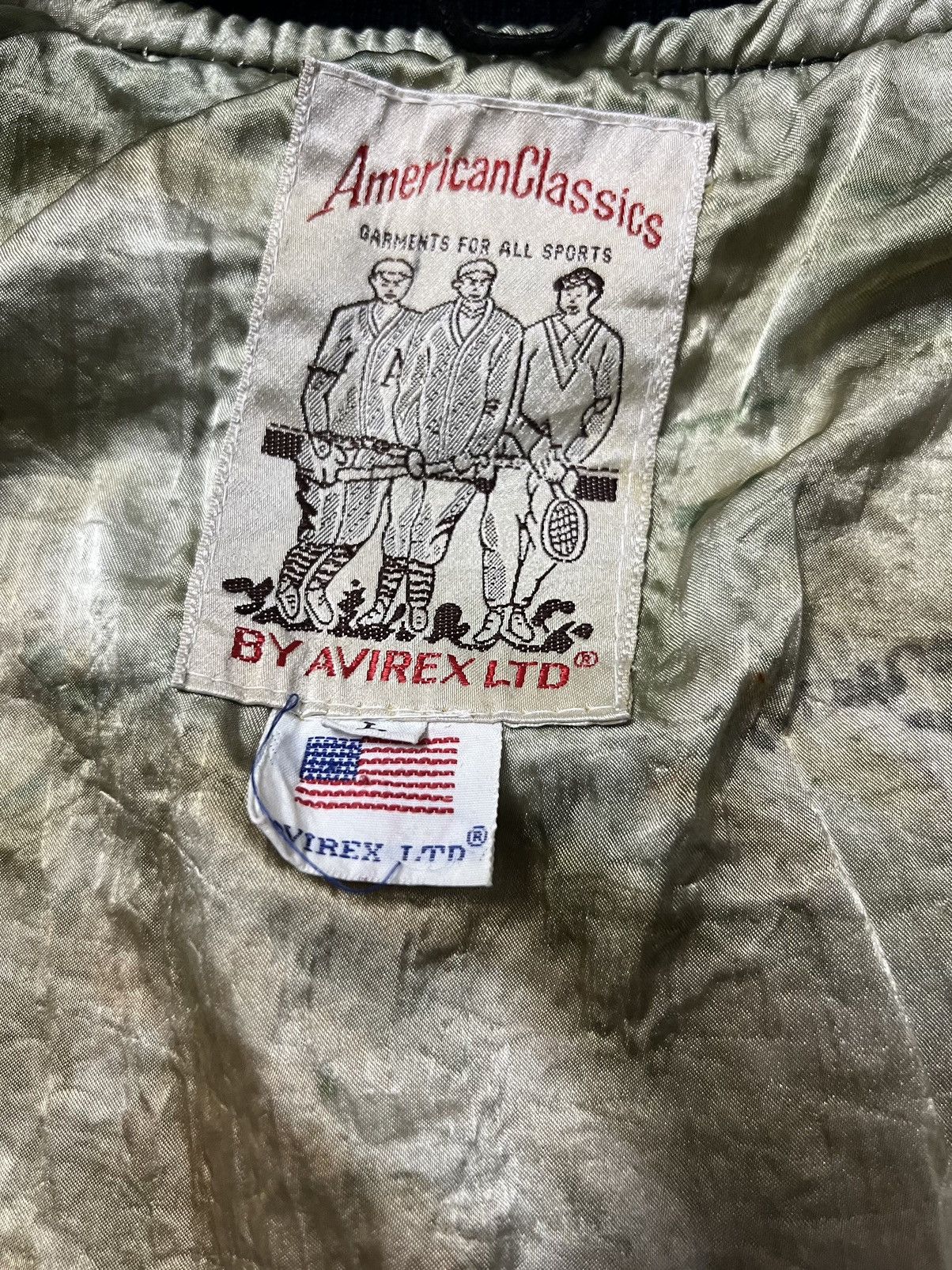 Avirex RARE‼️ Avirex Track Usa Bombers Jackets Size US L / EU 52-54 / 3 - 7 Thumbnail