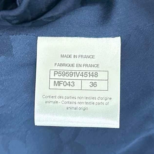 Chanel Chanel Hamburger series blue plaid soft mud leather jacket Size XS / US 0-2 / IT 36-38 - 5 Thumbnail