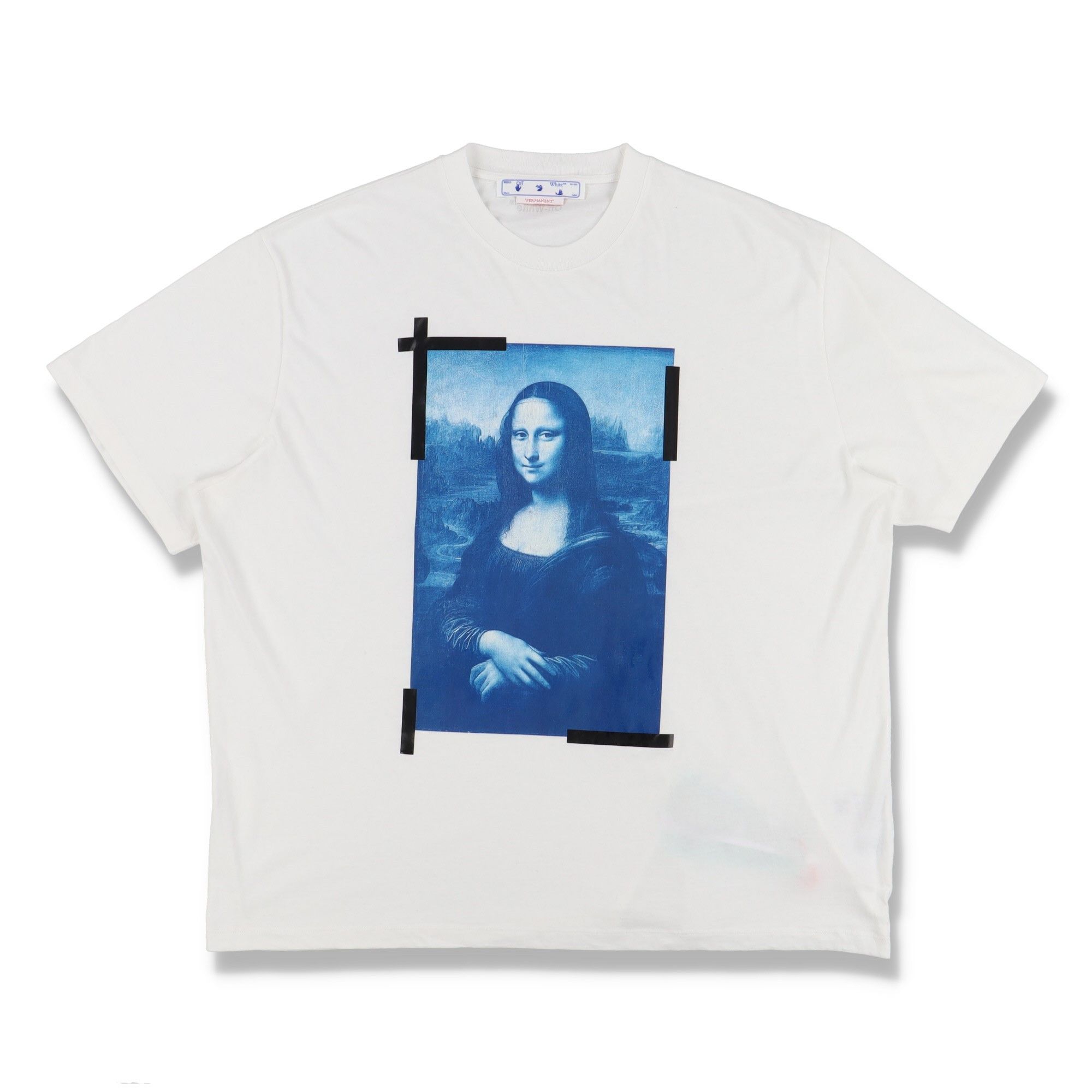 Off-White White Mona Lisa Logo Oversized T-shirt Size US XL / EU 56 / 4 - 1 Thumbnail