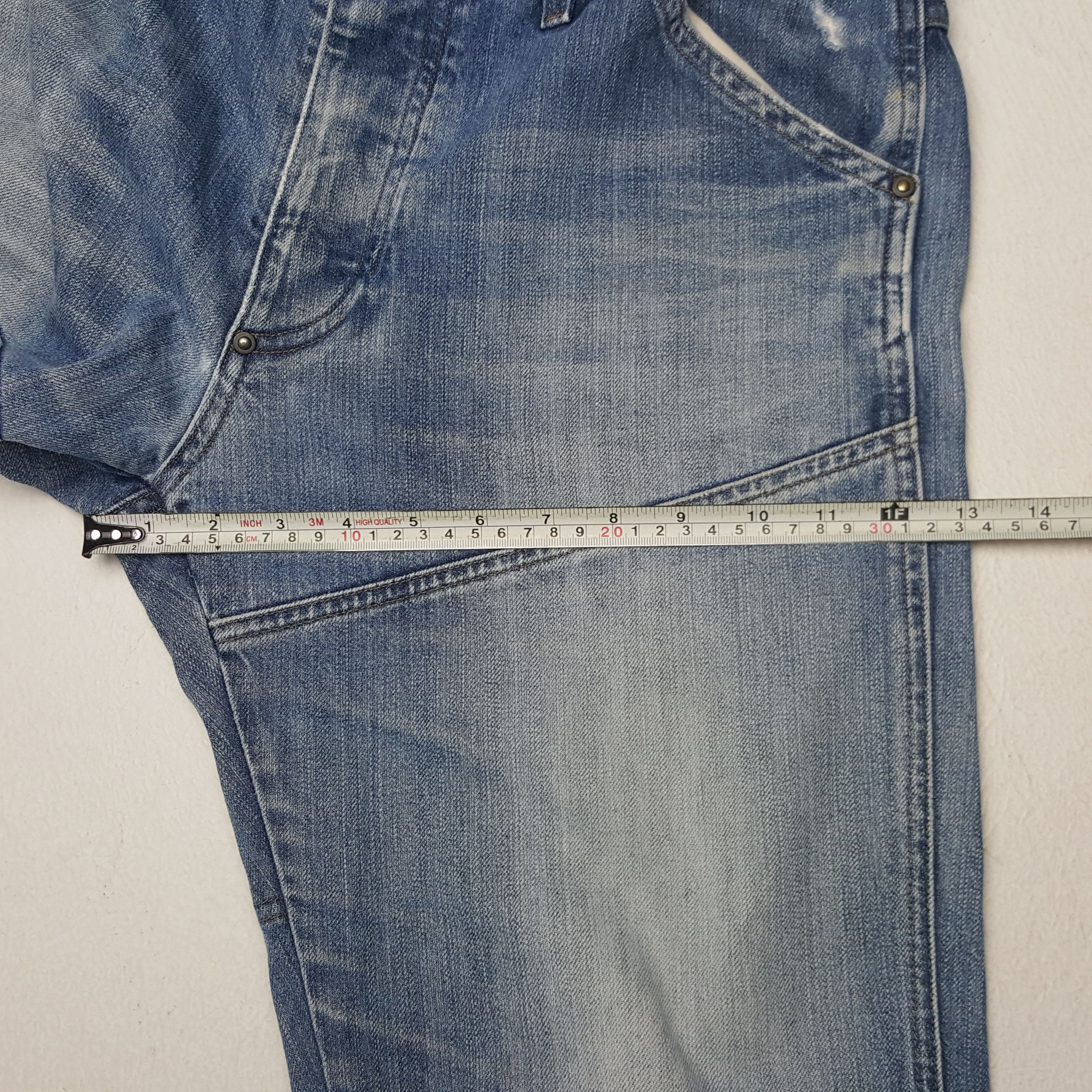G-Star × Vintage Vintage G-Star Raw Japanese Brand Bikers Style Denim Jeans Size US 34 / EU 50 - 11 Thumbnail