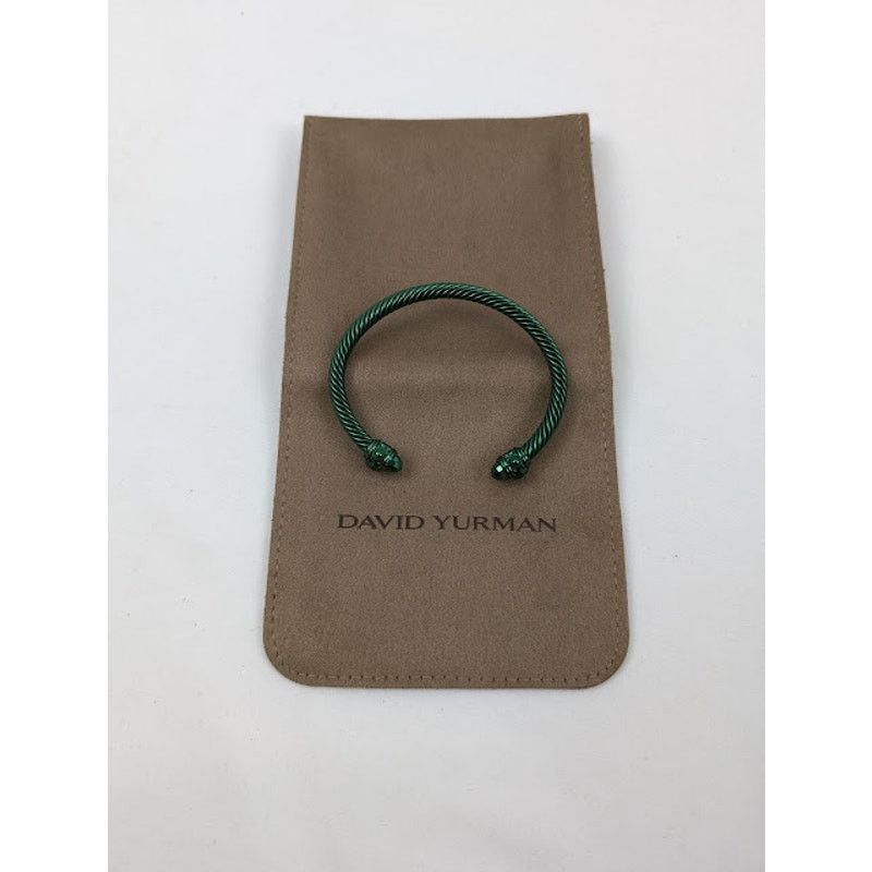 David Yurman o1rshd1 Q:2 / Size: M / Classic Cable Bracelet in Green Size ONE SIZE - 5 Thumbnail