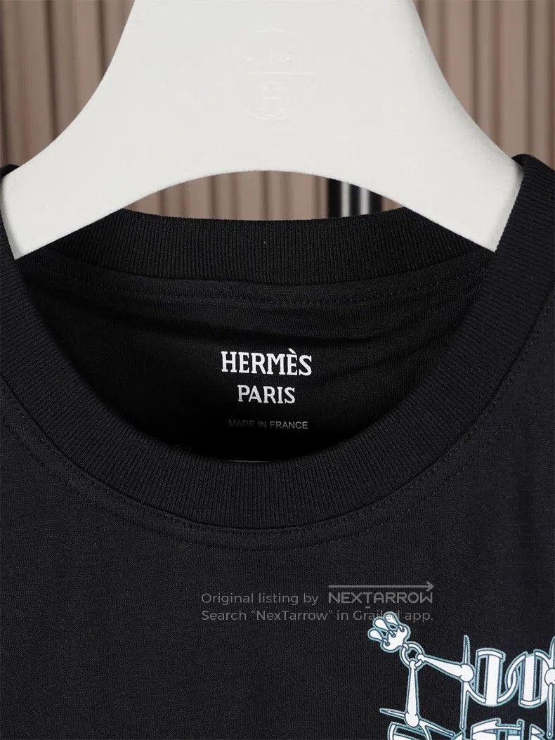 Hermes Hermes Round Neck Short Sleeve T-Shirt Size XS / US 0-2 / IT 36-38 - 2 Thumbnail
