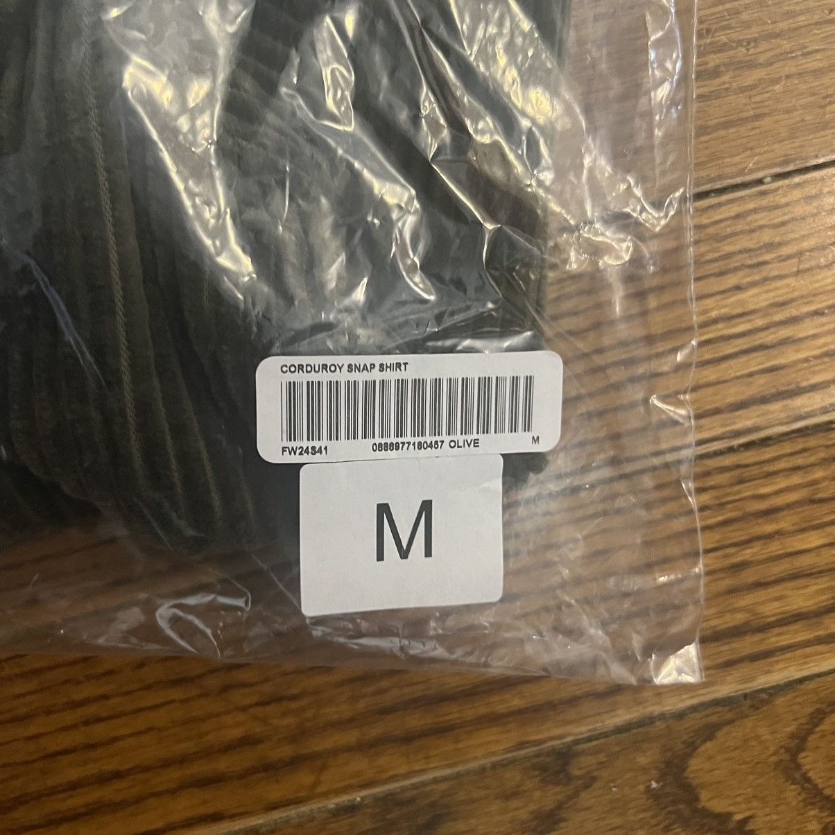 Supreme Supreme Wide Wale Corduroy Snap Shirt Olive Size: Medium Size US M / EU 48-50 / 2 - 4 Thumbnail
