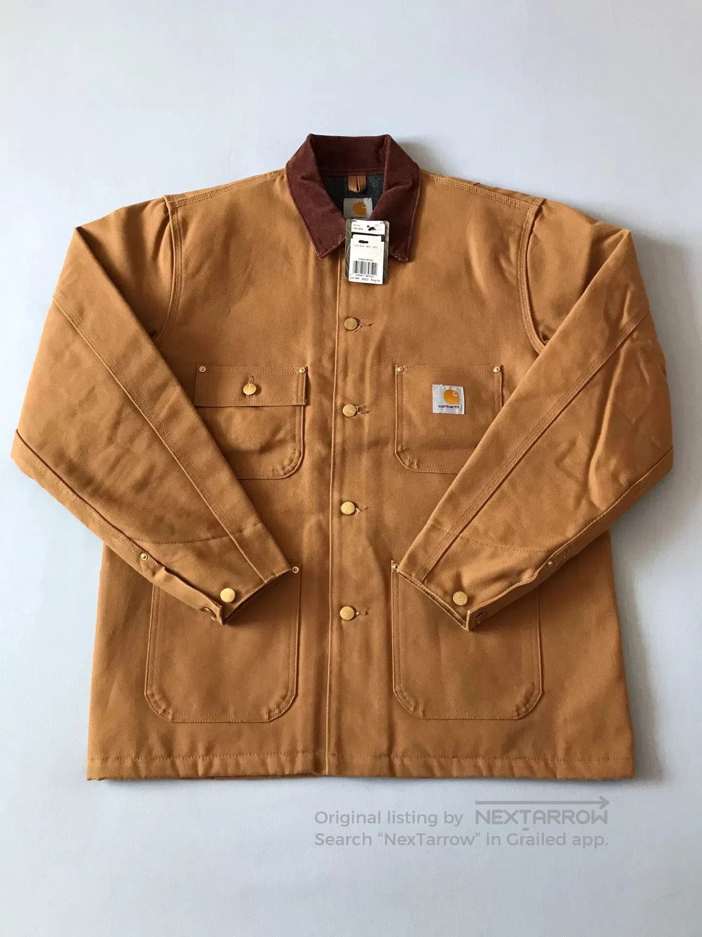 Carhartt Carhartt C001 Brown Canvas Work Jacket. Size US M / EU 48-50 / 2 - 1 Thumbnail