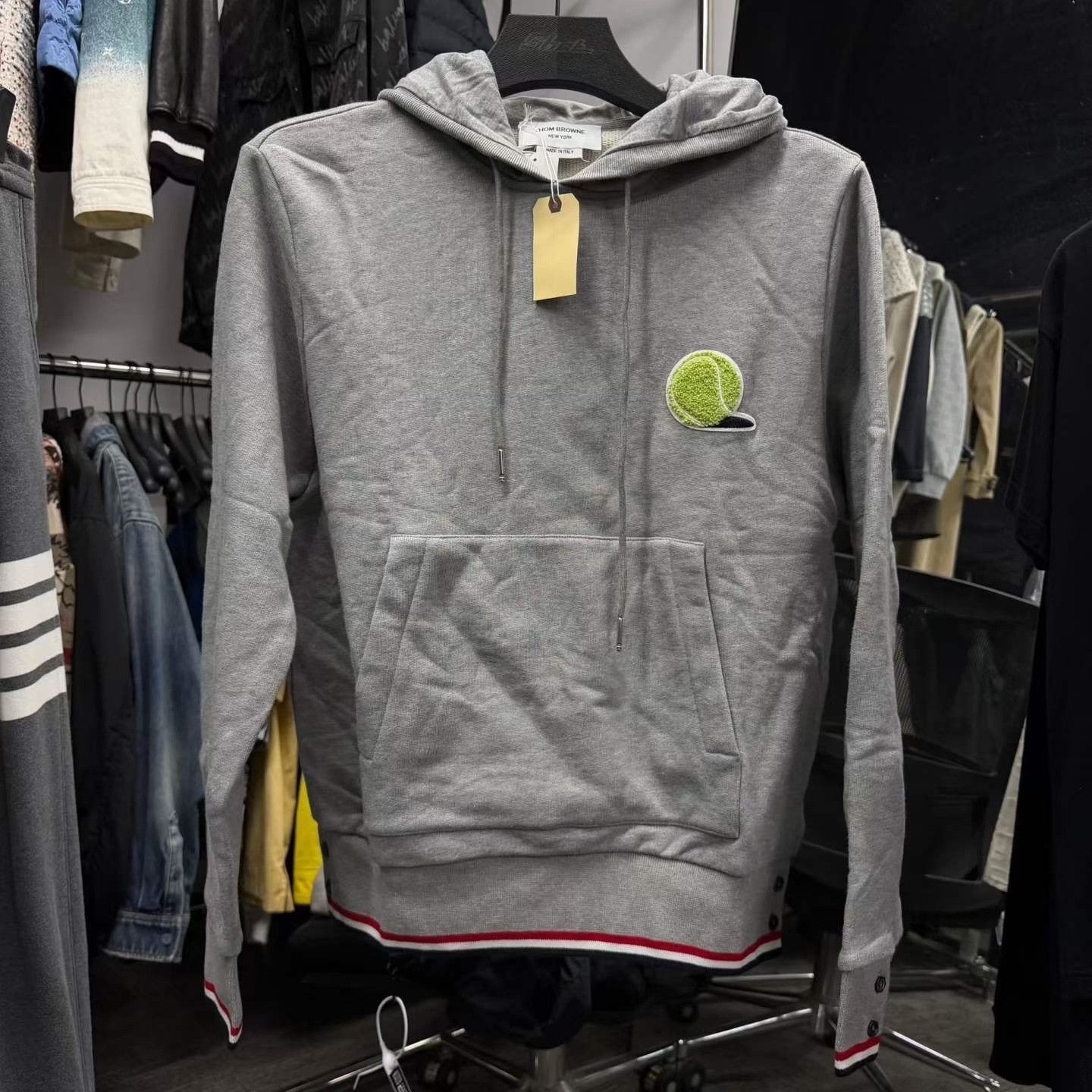 Thom Browne Thom Browne TB Tennis Embroidery Hoodie Size US S / EU 44-46 / 1 - 1 Thumbnail