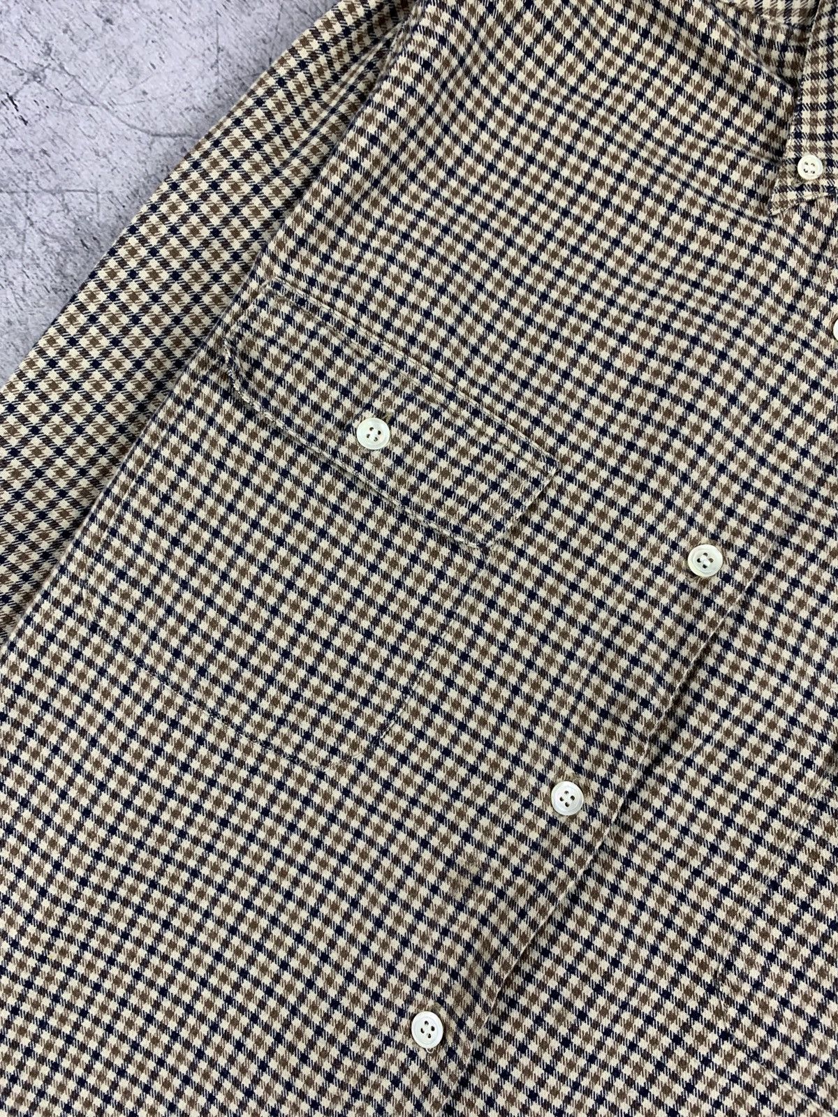 Aquascutum Vintage Aquascutum Luxury Shirt Buttons 90s Size US S / EU 44-46 / 1 - 4 Thumbnail