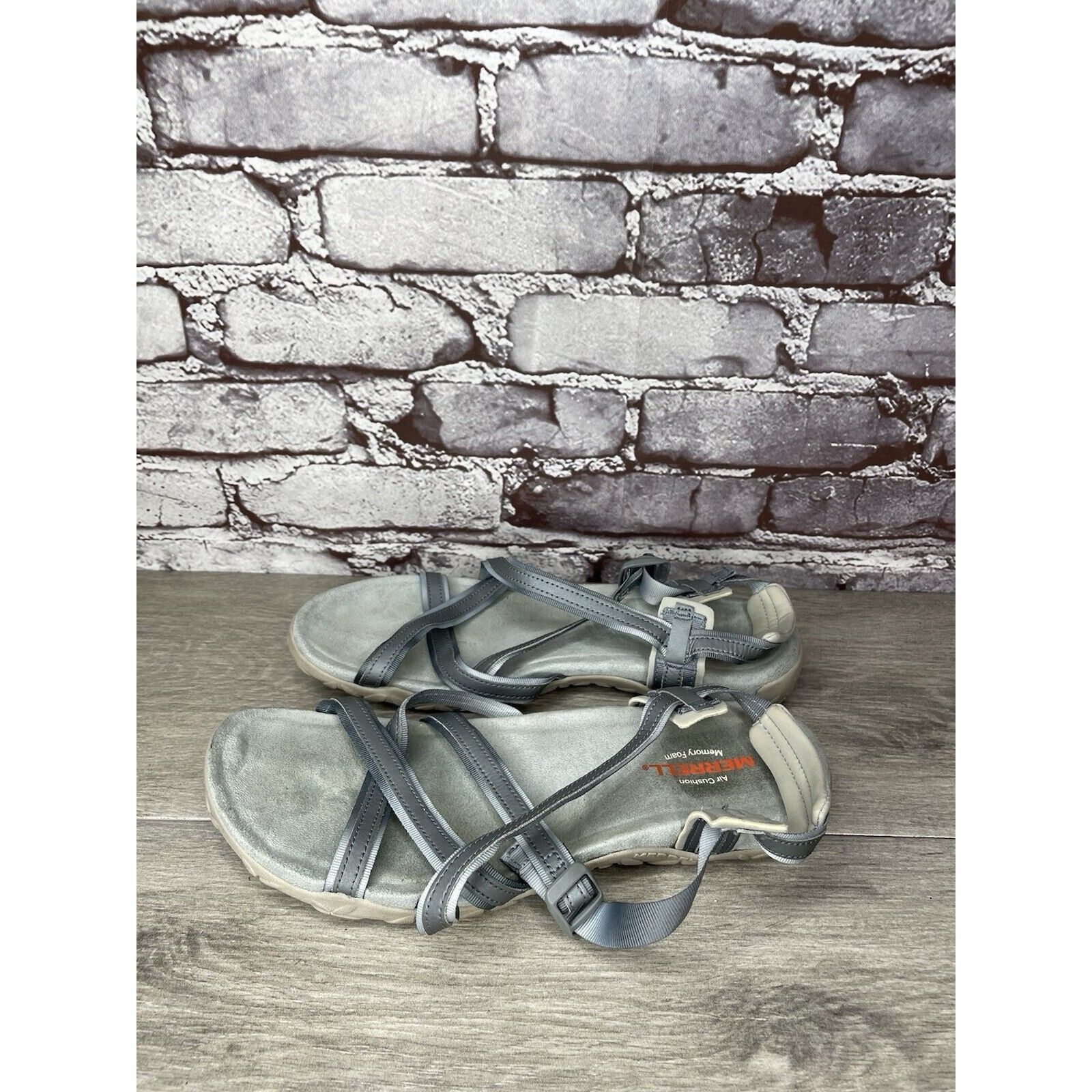 Merrell Merrell Terran Ivy Lattice J94990 Monument Gray Strappy Sand Size US 10 / IT 40 - 16 Thumbnail