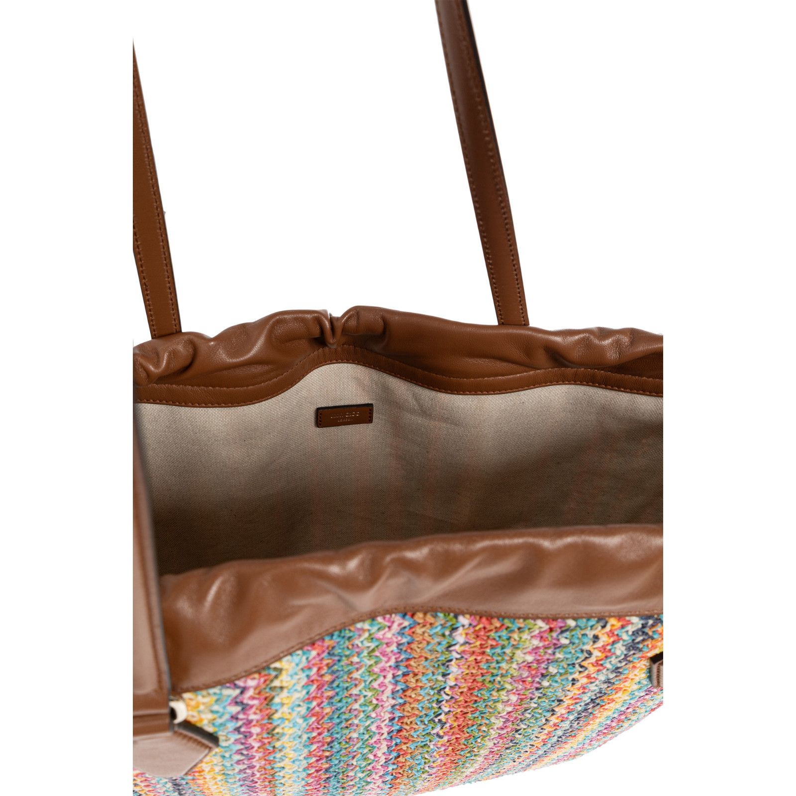 Jimmy Choo JIMMY CHOO Drawstring Large Tan Tote Bag New Size ONE SIZE - 4 Thumbnail