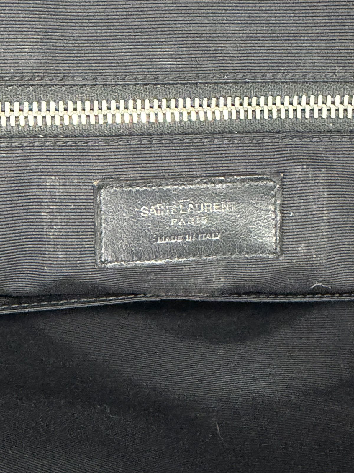 Saint Laurent Paris SAINT LAURENT Gray Leather Museum Briefcase Size ONE SIZE - 9 Thumbnail