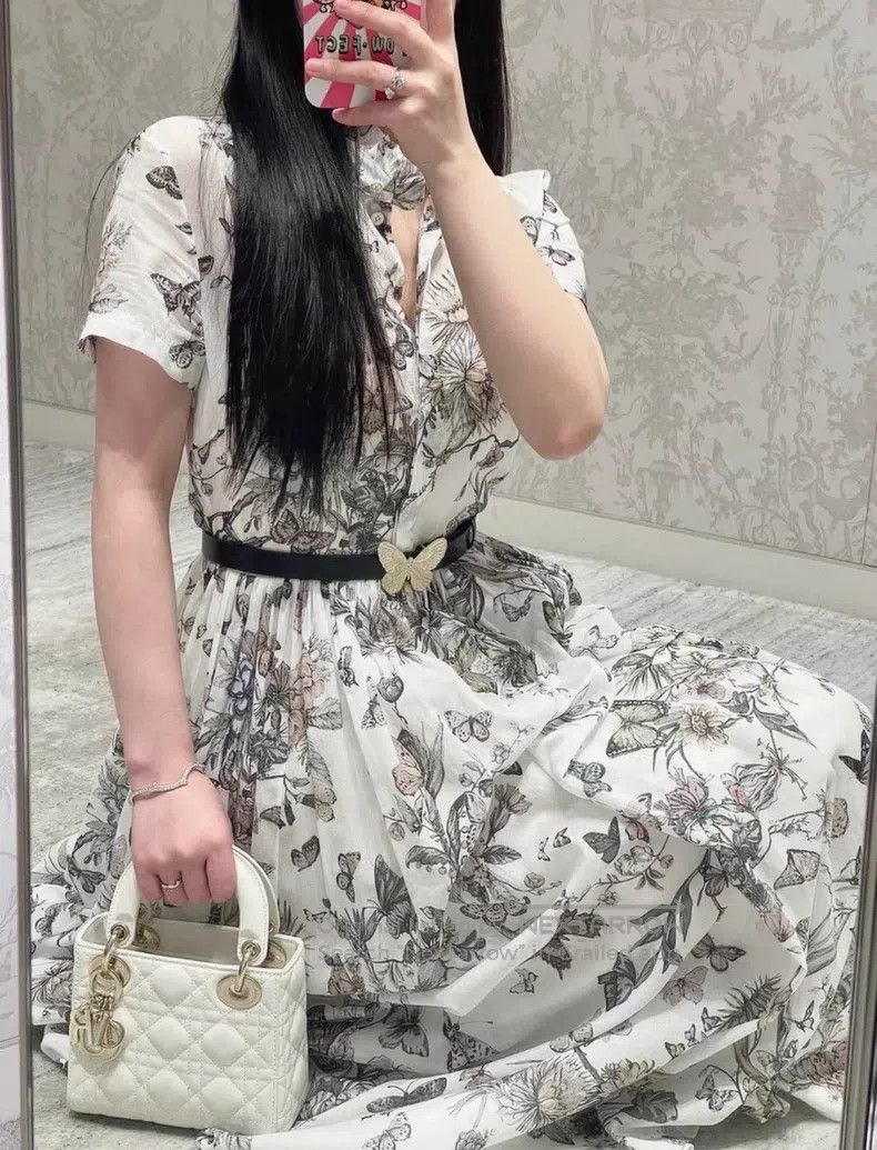 Dior Dior 24 Spring and Summer Butterfly Dress Size S / US 4 / IT 40 - 5 Thumbnail
