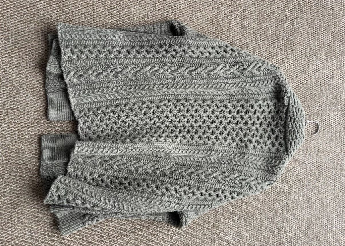 Auralee AURALEE Melange Wool Cable Knit CCardiga K23 Size US L / EU 52-54 / 3 - 7 Thumbnail