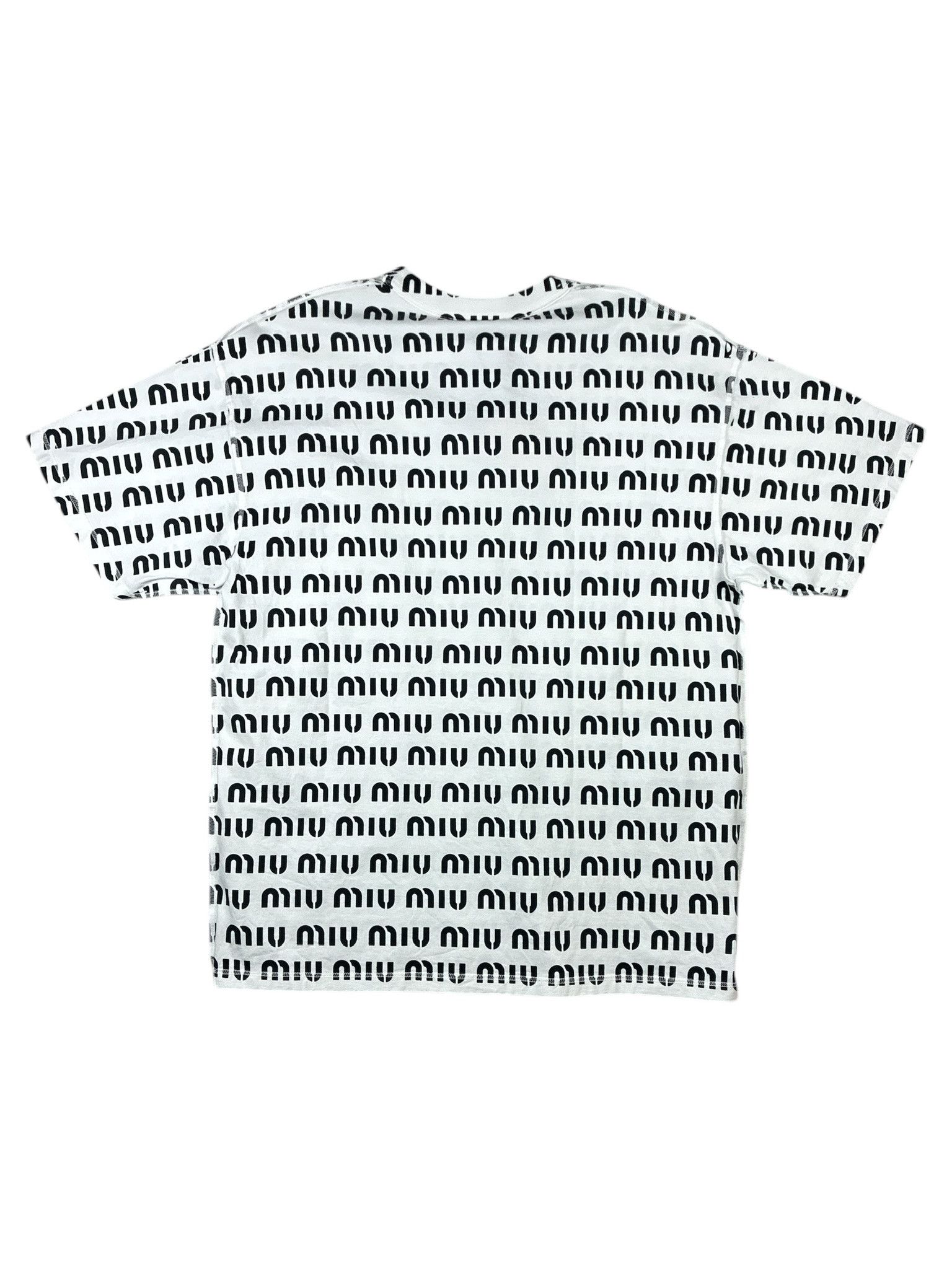 Miu Miu Miu miu Print T-Shirt Size US M / EU 48-50 / 2 - 2 Thumbnail