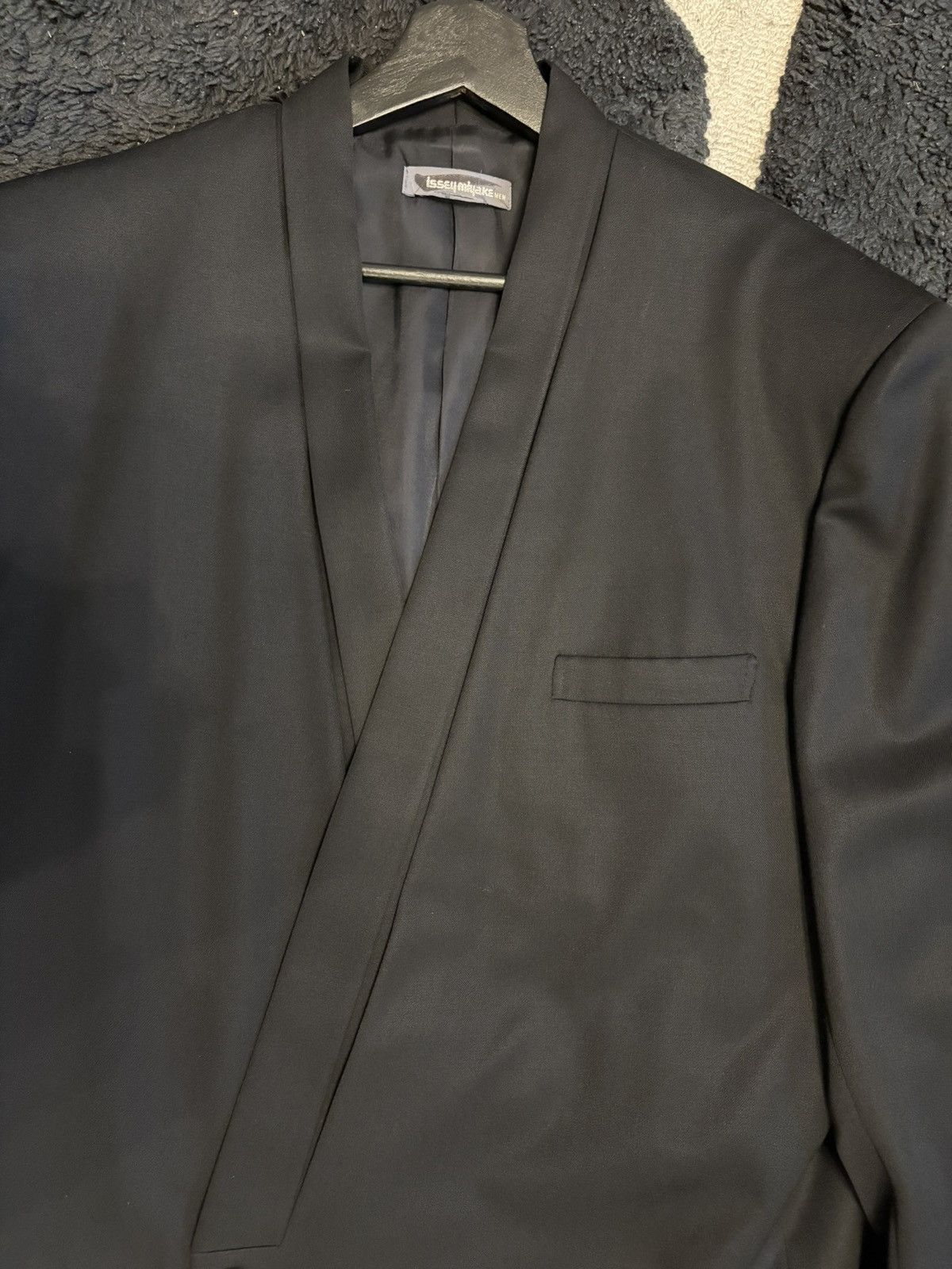 Issey Miyake Oversized Issey Miyake Folded Lapel Blazer Size 54L - 9 Thumbnail