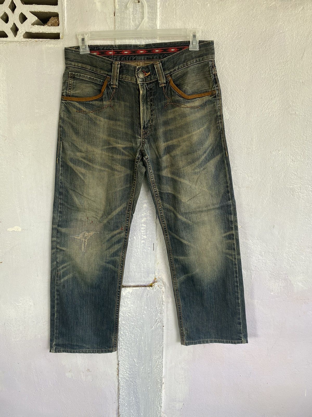 EDWIN XU Men's EXCLUSIVE VINTAGE Distressed Jeans 434 XVS