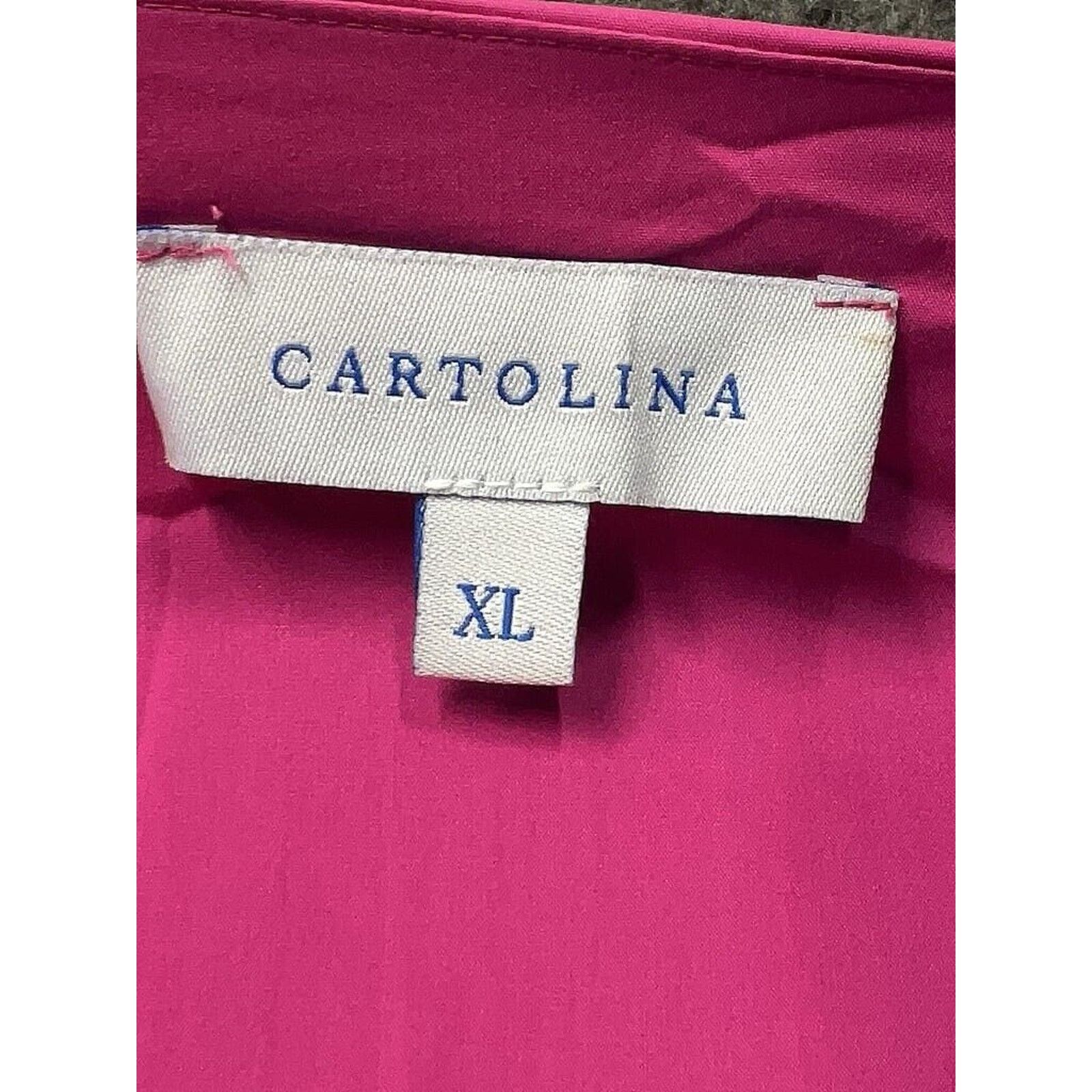 Designer cartolina Nantucket Pink hadley Romper Mini Dress XL NO BELT Size 32" / US 10 / IT 46 - 4 Thumbnail