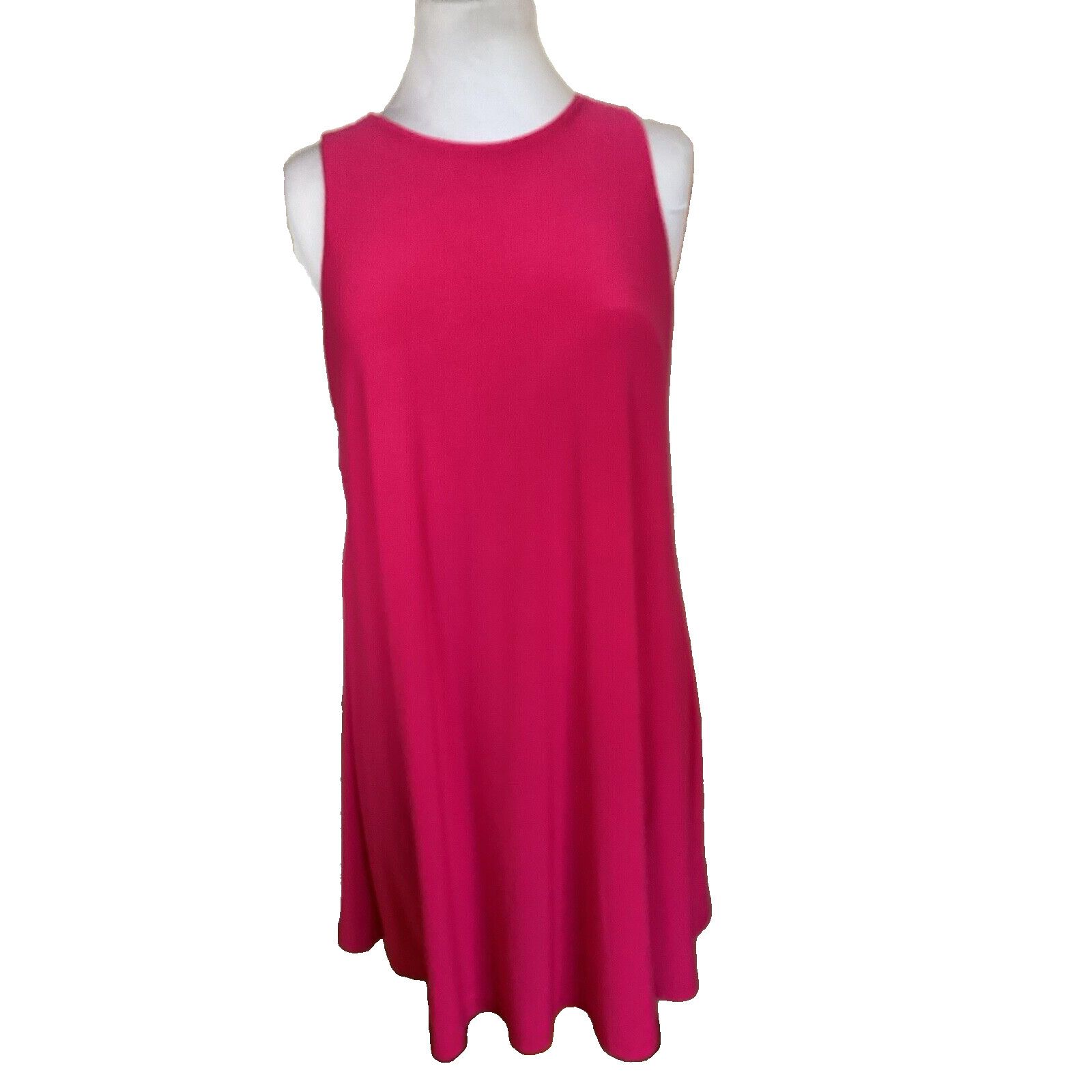 Ralph Lauren RALPH LAUREN HOT BARBIE PINK A-LINE SLINKY TANK DRESS 10 Size L / US 10 / IT 46 - 5 Thumbnail