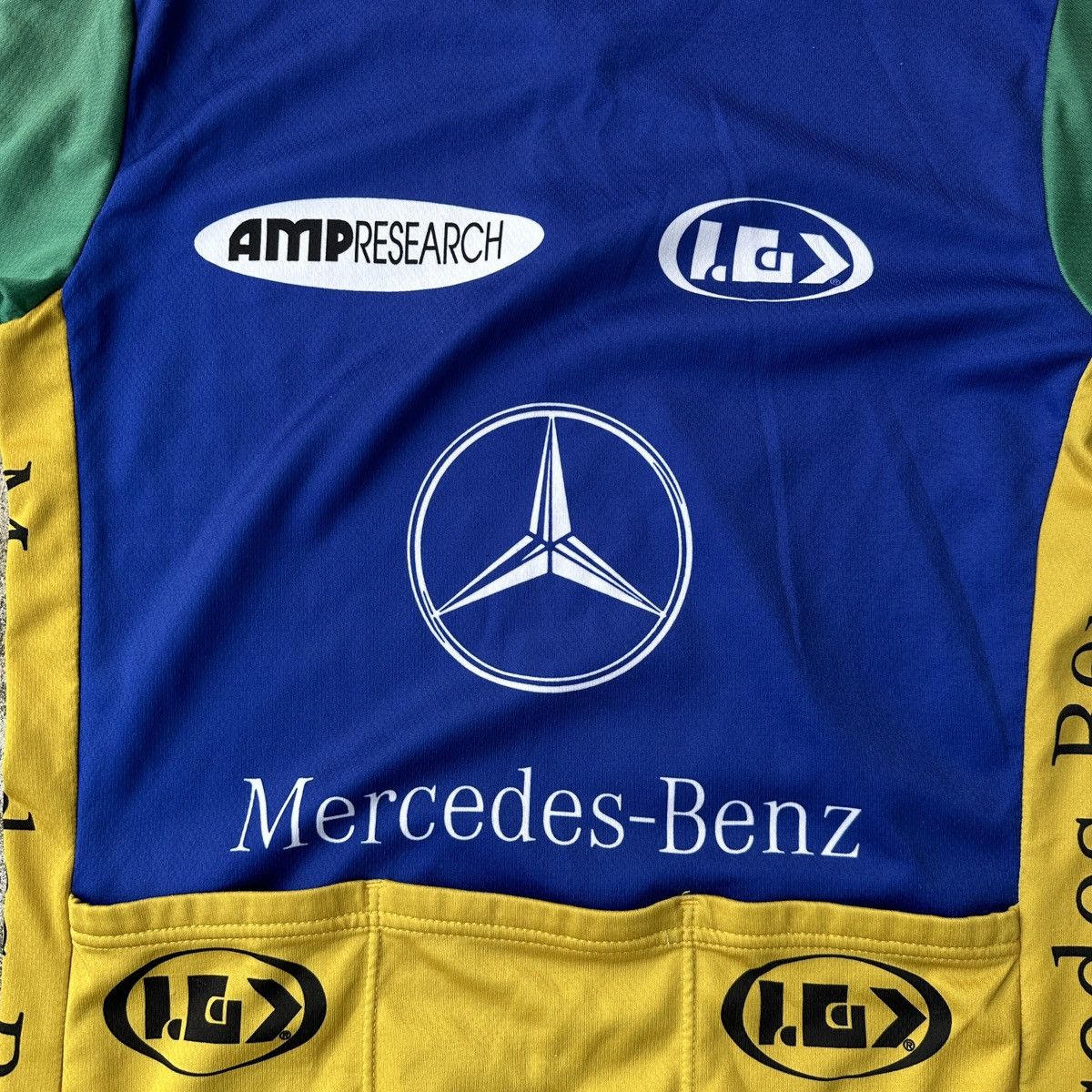 Mercedes-Benz Mercedes Benz made in USA Bicycle Jersey long sleeve tee Size US M / EU 48-50 / 2 - 5 Thumbnail