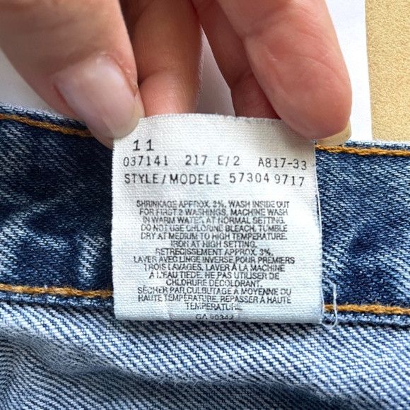 Levi's × Vintage Vintage Levi's Straight Wider Leg Jeans - 10/28-29" Waist 👖 Size 32" / US 10 / IT 46 - 6 Thumbnail