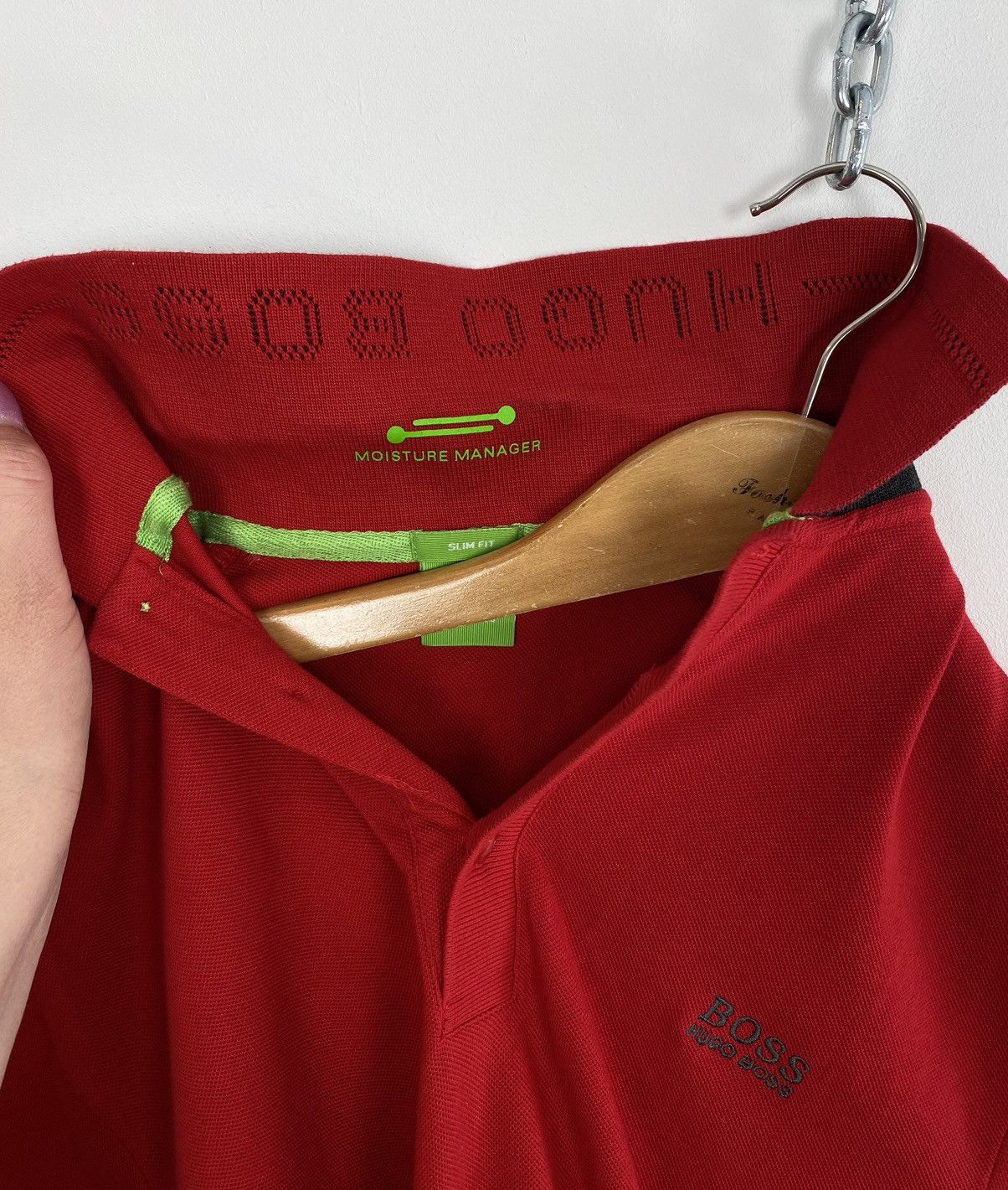Hugo Boss Hugo Boss Moisture Manager Slim Fit Short Sleeve Polo Shirt Size US M / EU 48-50 / 2 - 7 Thumbnail