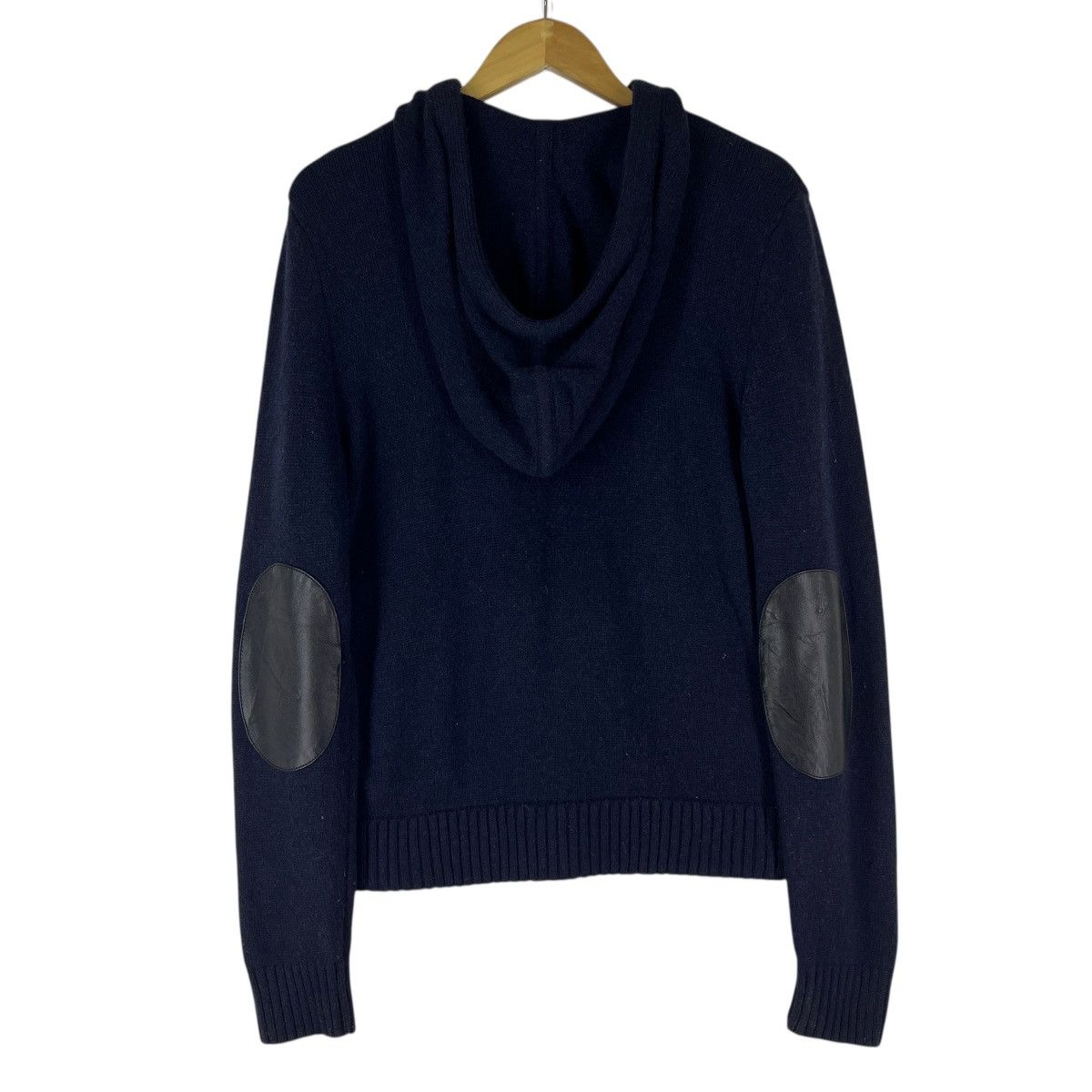 Coach 🔥 Coach Navy Blue Knit Sleeve Hoodie Jacket Size US M / EU 48-50 / 2 - 9 Thumbnail